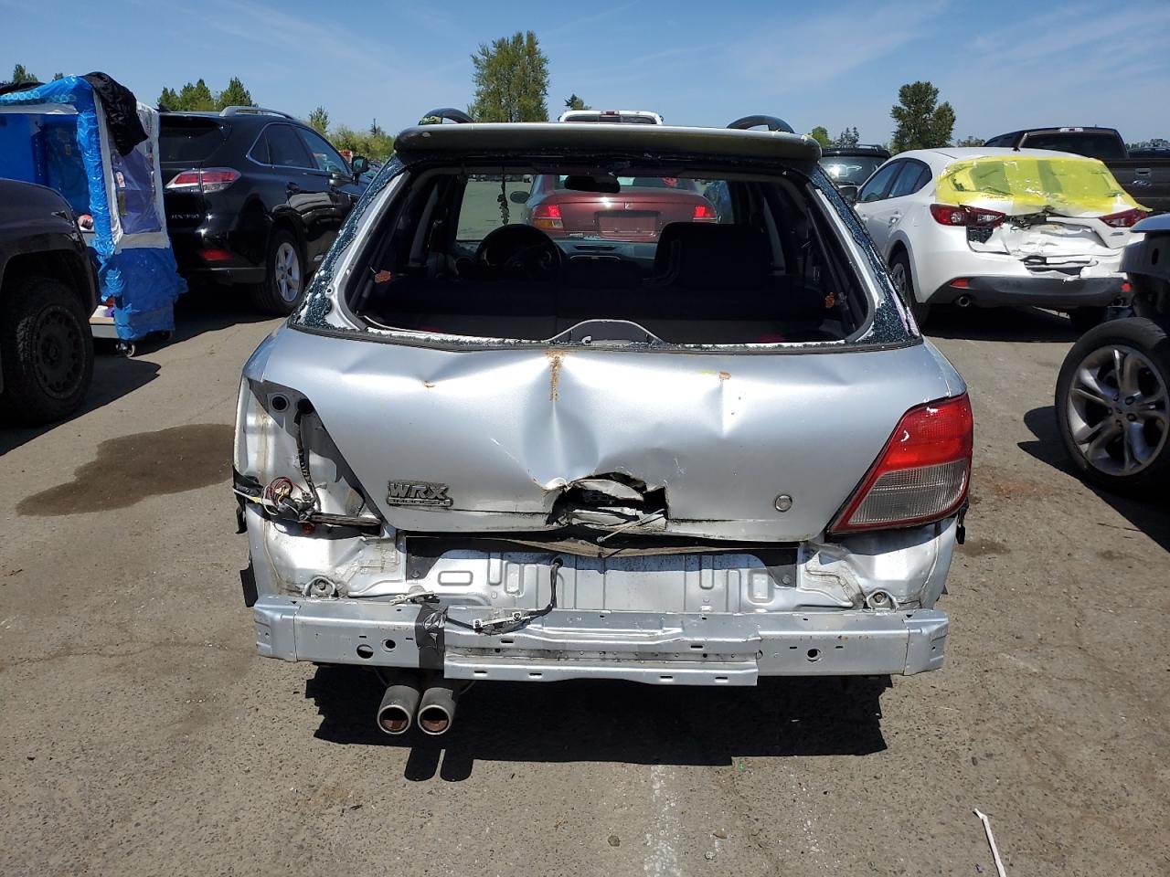 2003 Subaru Impreza Wrx Silver vin: JF1GG29653G813574