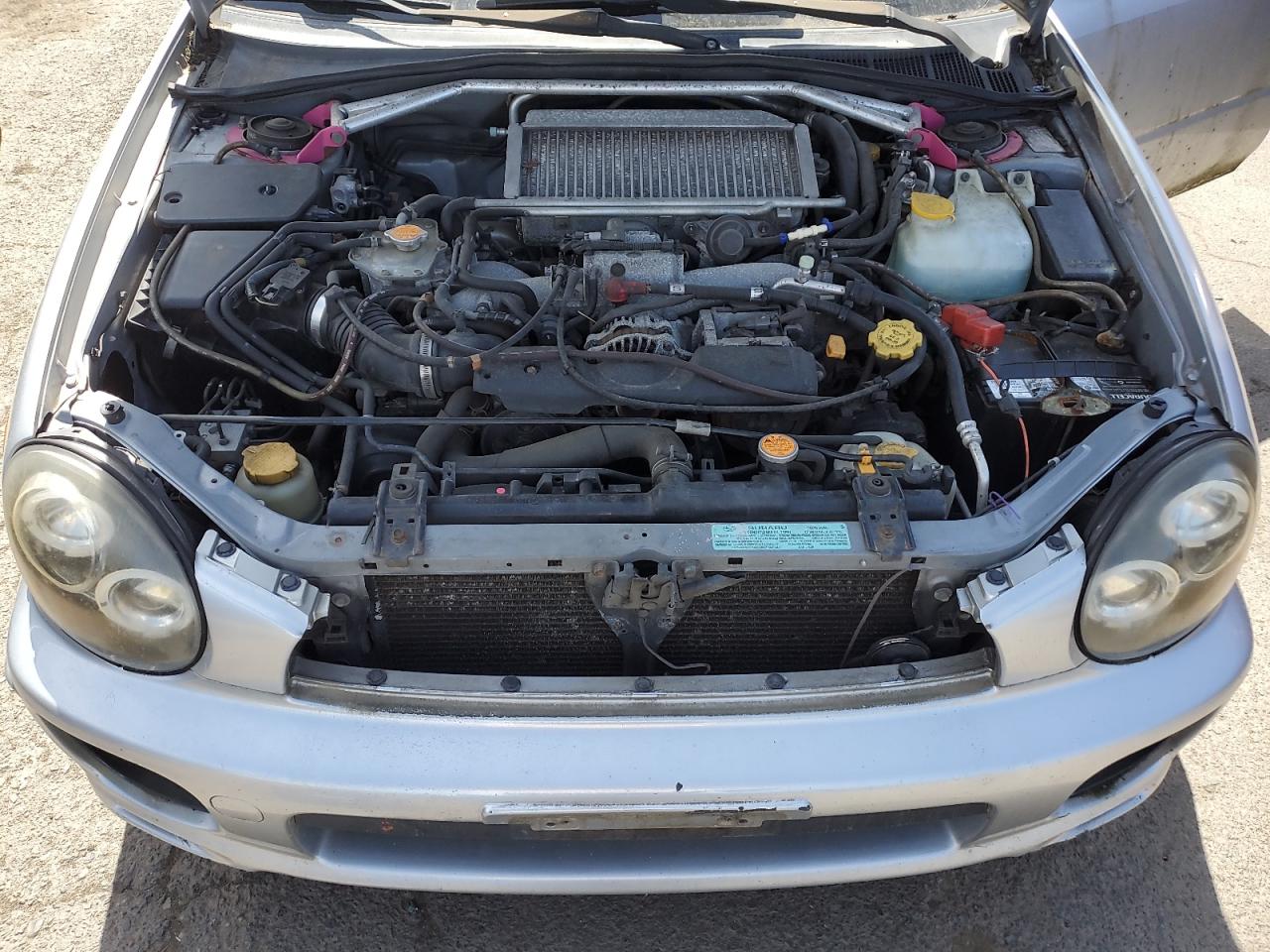 2003 Subaru Impreza Wrx Silver vin: JF1GG29653G813574