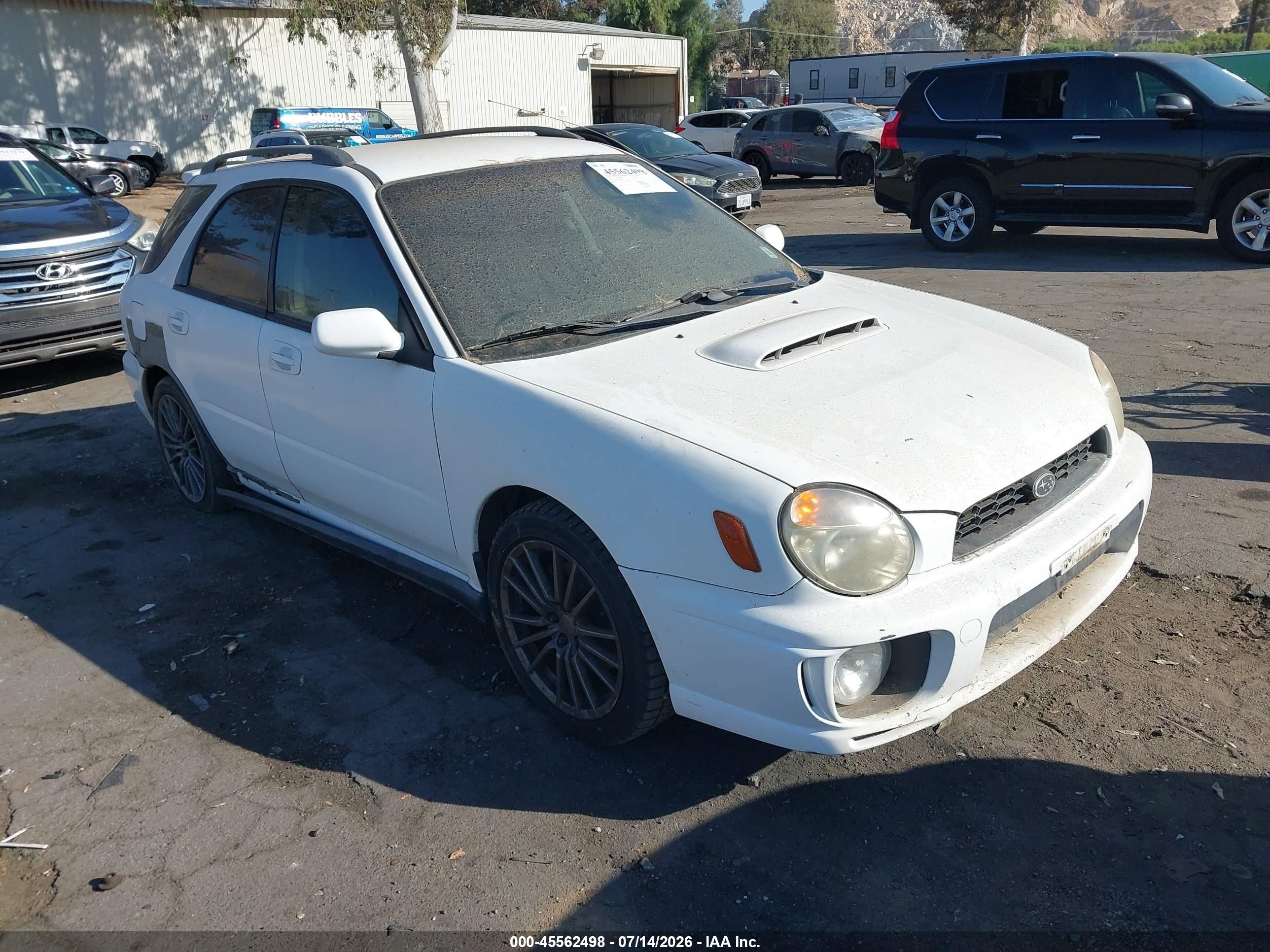 2002 Subaru Impreza Wrx Белый vin: JF1GG29662G807913