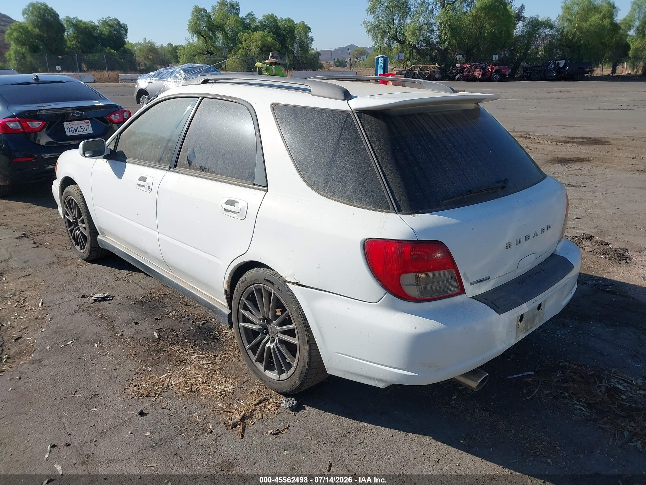 2002 Subaru Impreza Wrx Белый vin: JF1GG29662G807913