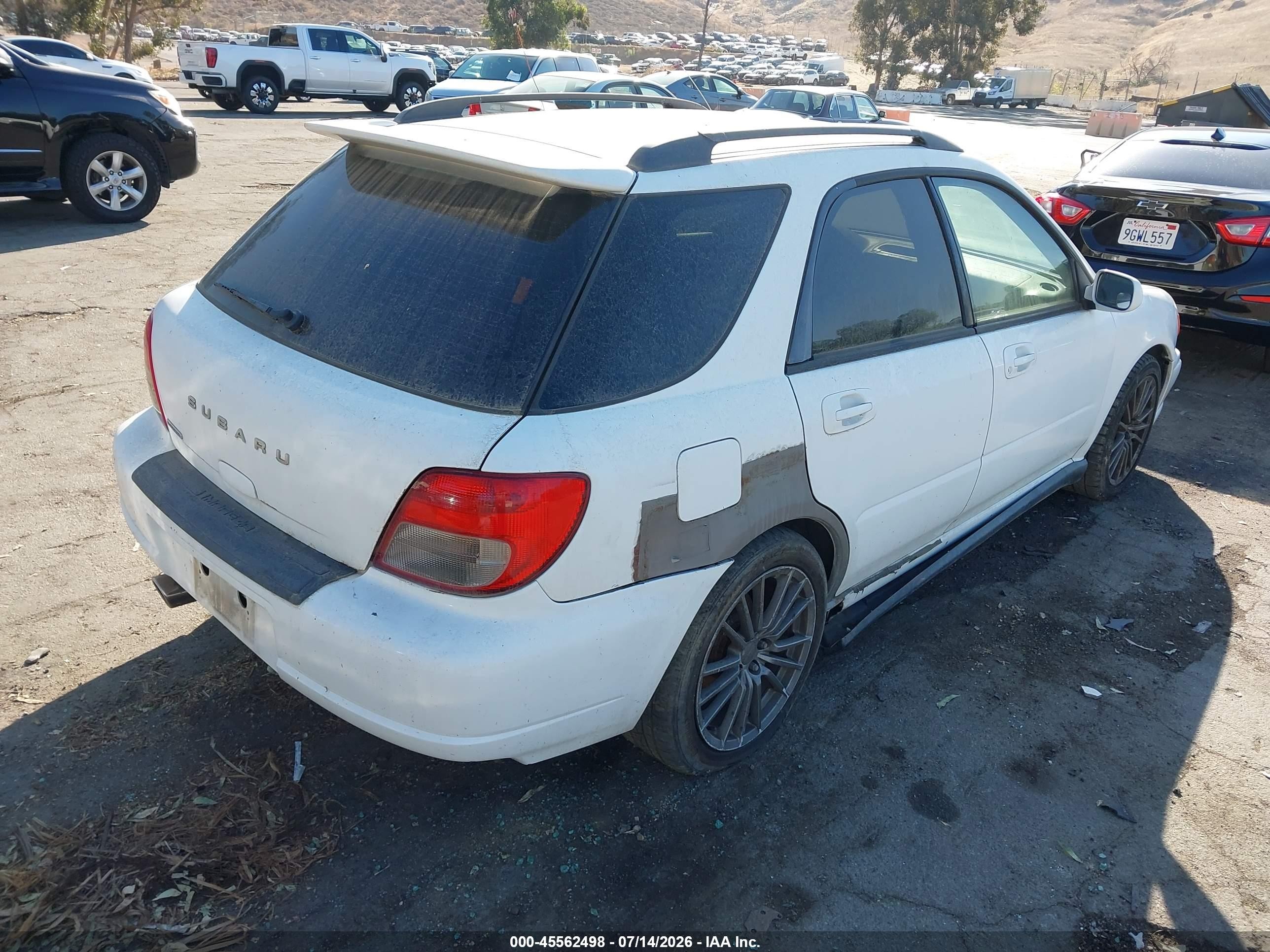 2002 Subaru Impreza Wrx Белый vin: JF1GG29662G807913
