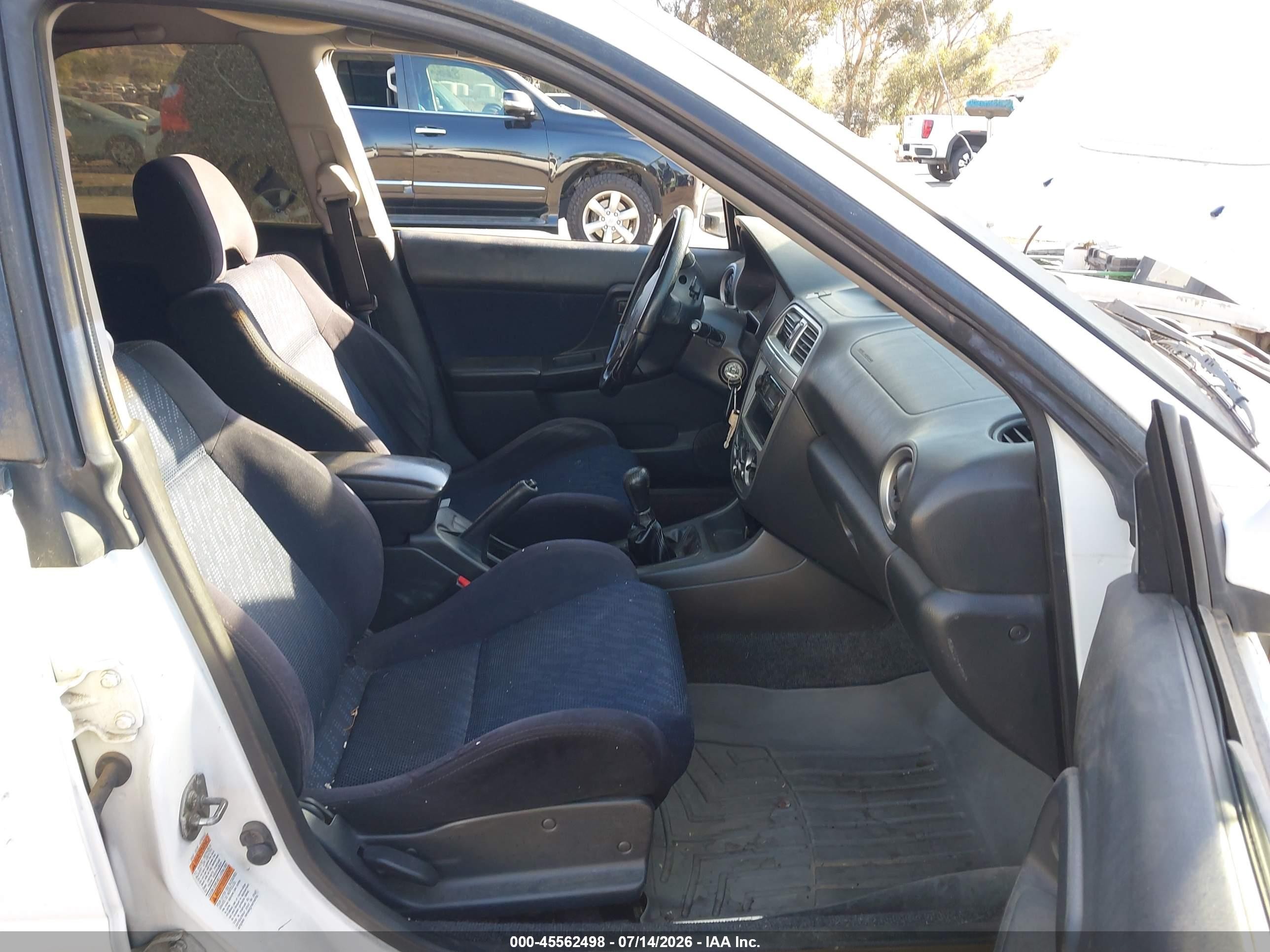 2002 Subaru Impreza Wrx Белый vin: JF1GG29662G807913