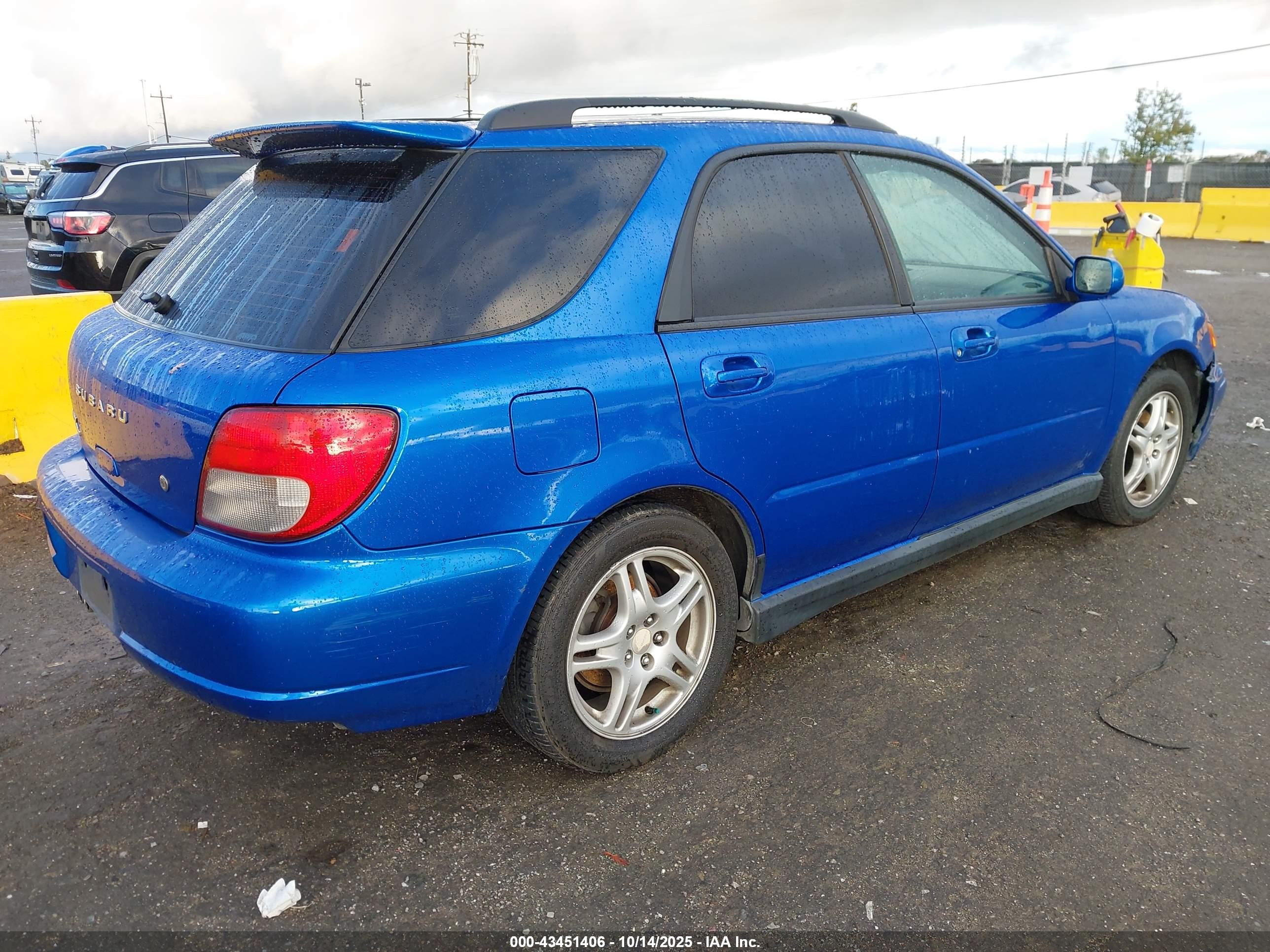 2002 Subaru Impreza Wrx Blue vin: JF1GG29662G808141