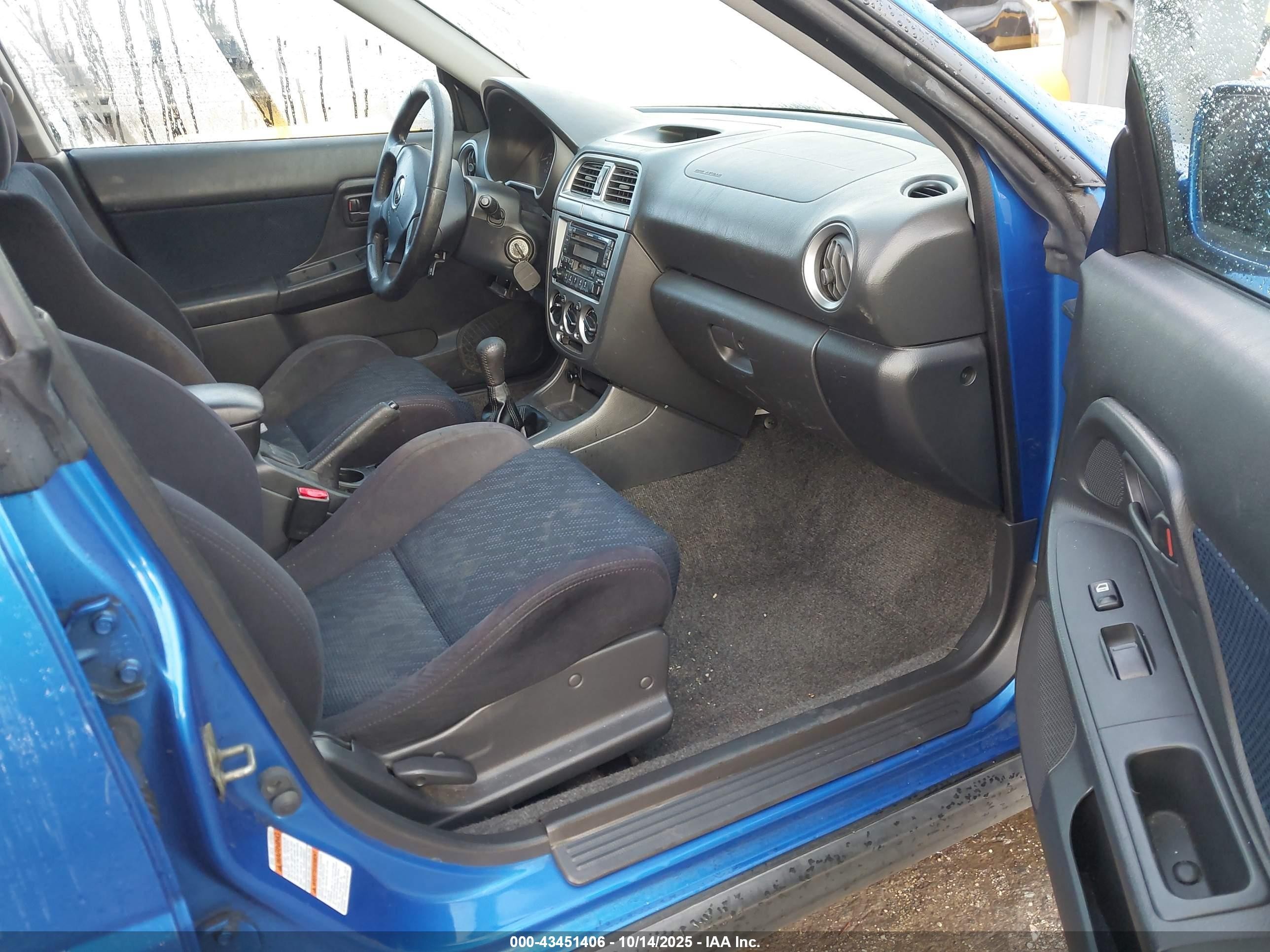 2002 Subaru Impreza Wrx Blue vin: JF1GG29662G808141