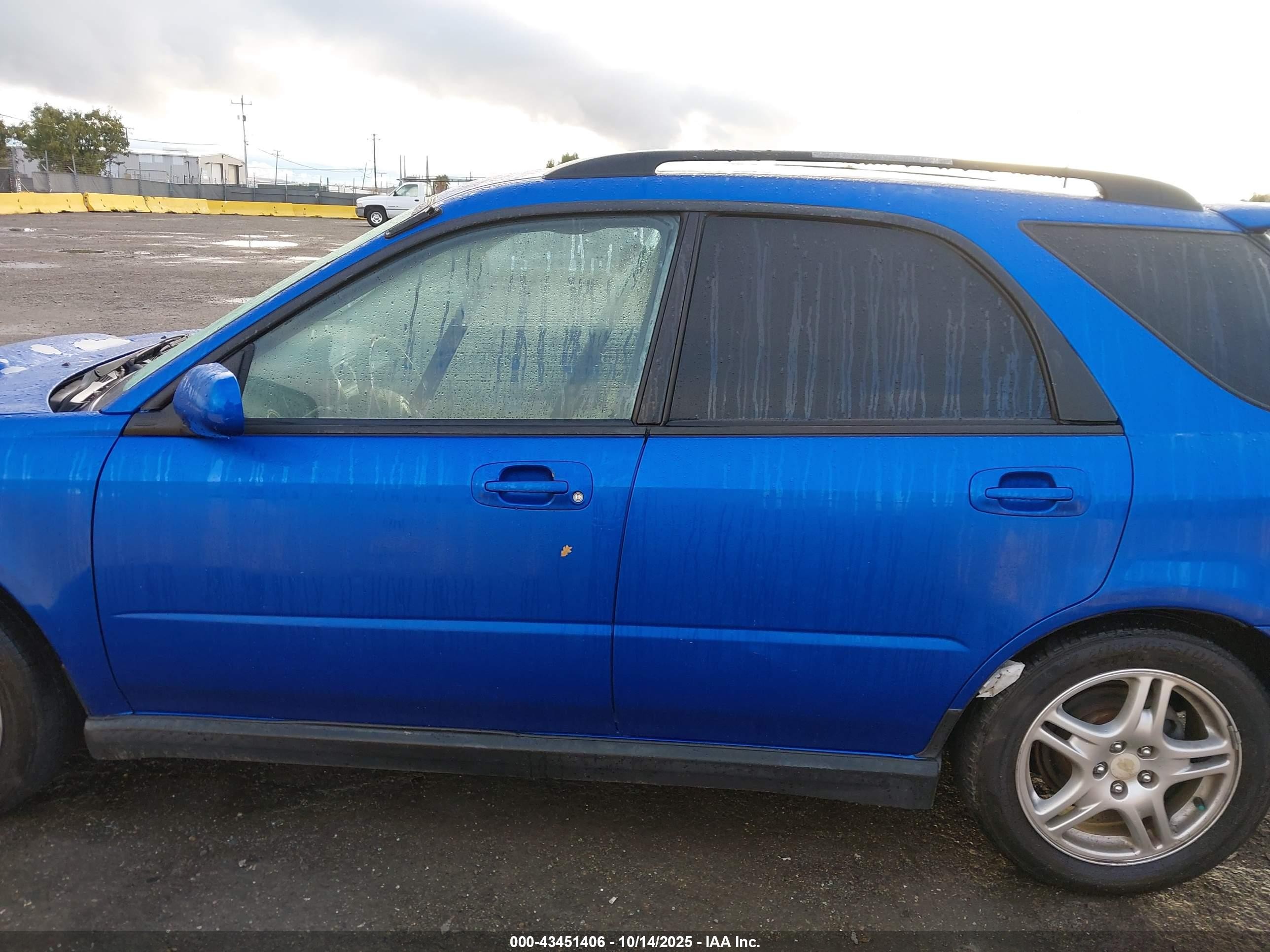 2002 Subaru Impreza Wrx Blue vin: JF1GG29662G808141