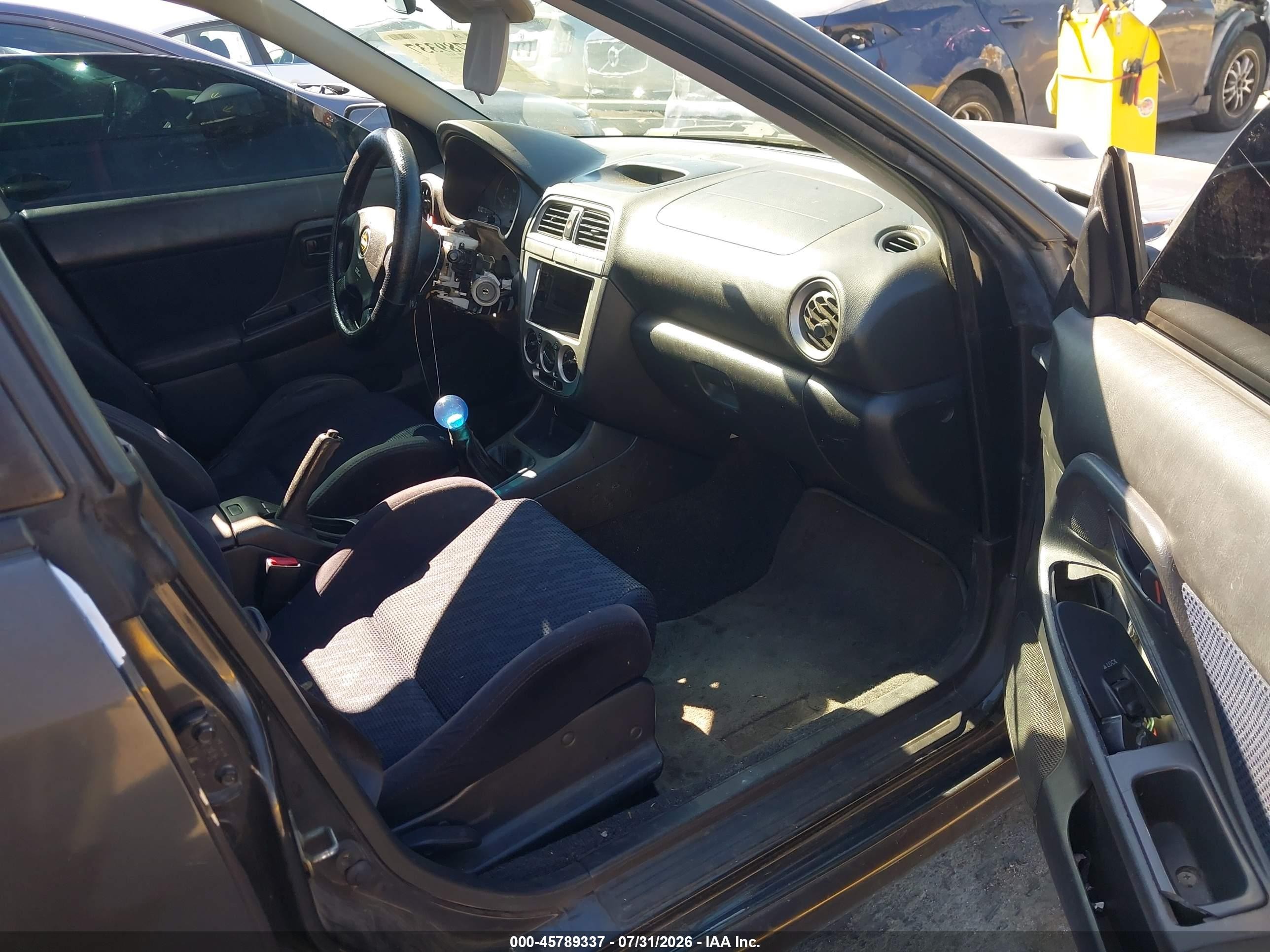 2003 Subaru Impreza Wrx Черный vin: JF1GG29663G800879