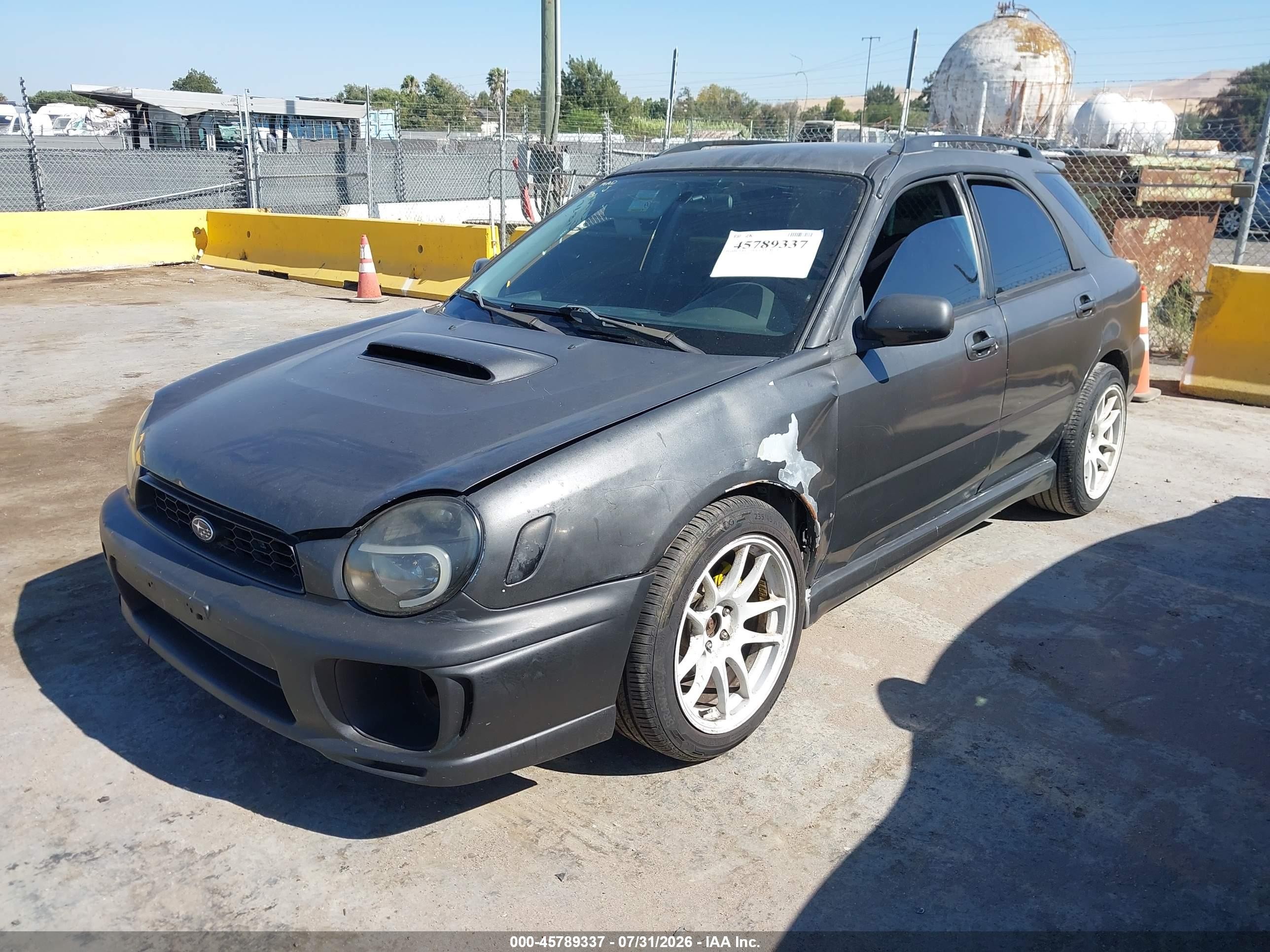 2003 Subaru Impreza Wrx Черный vin: JF1GG29663G800879
