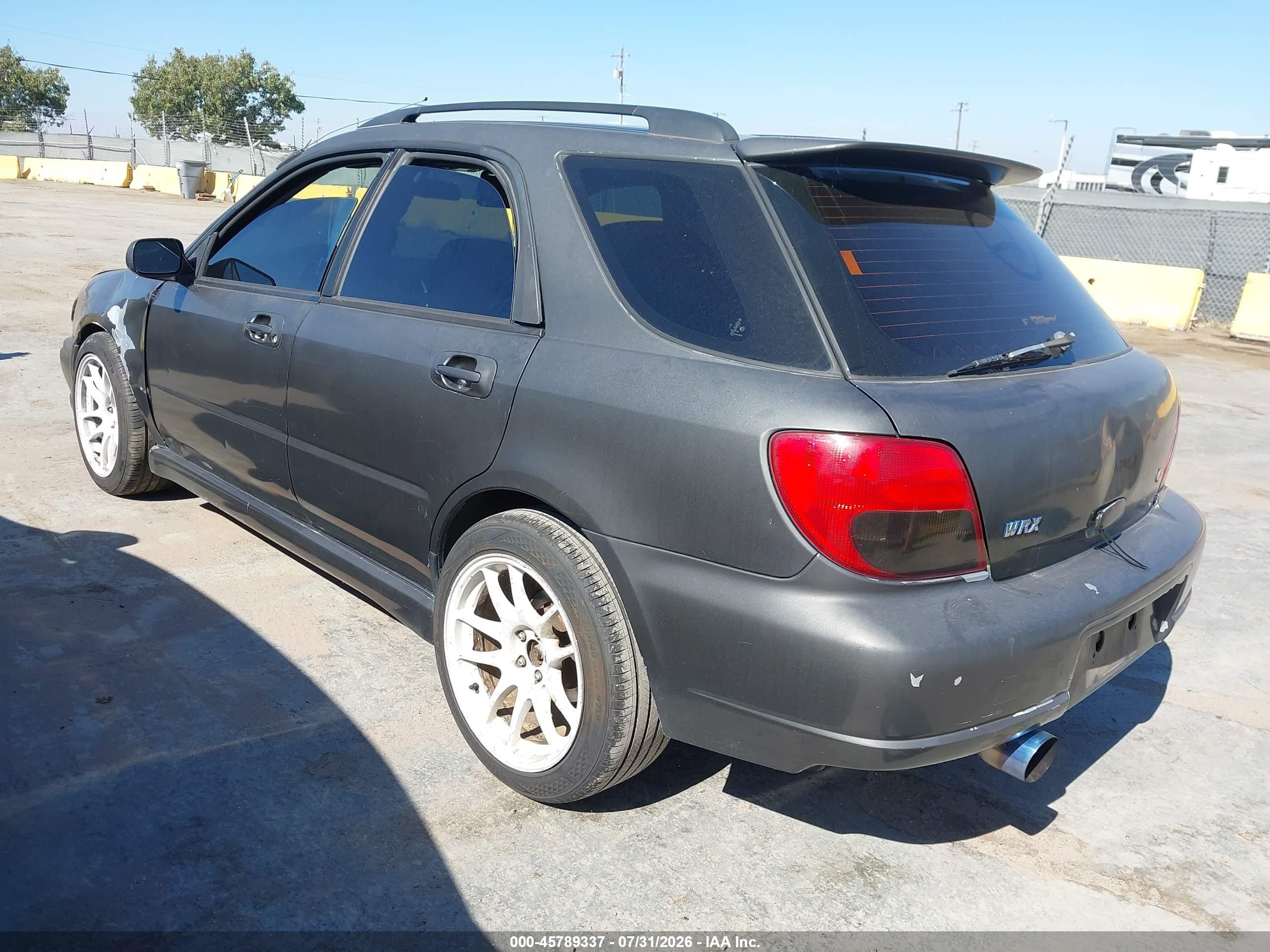2003 Subaru Impreza Wrx Черный vin: JF1GG29663G800879