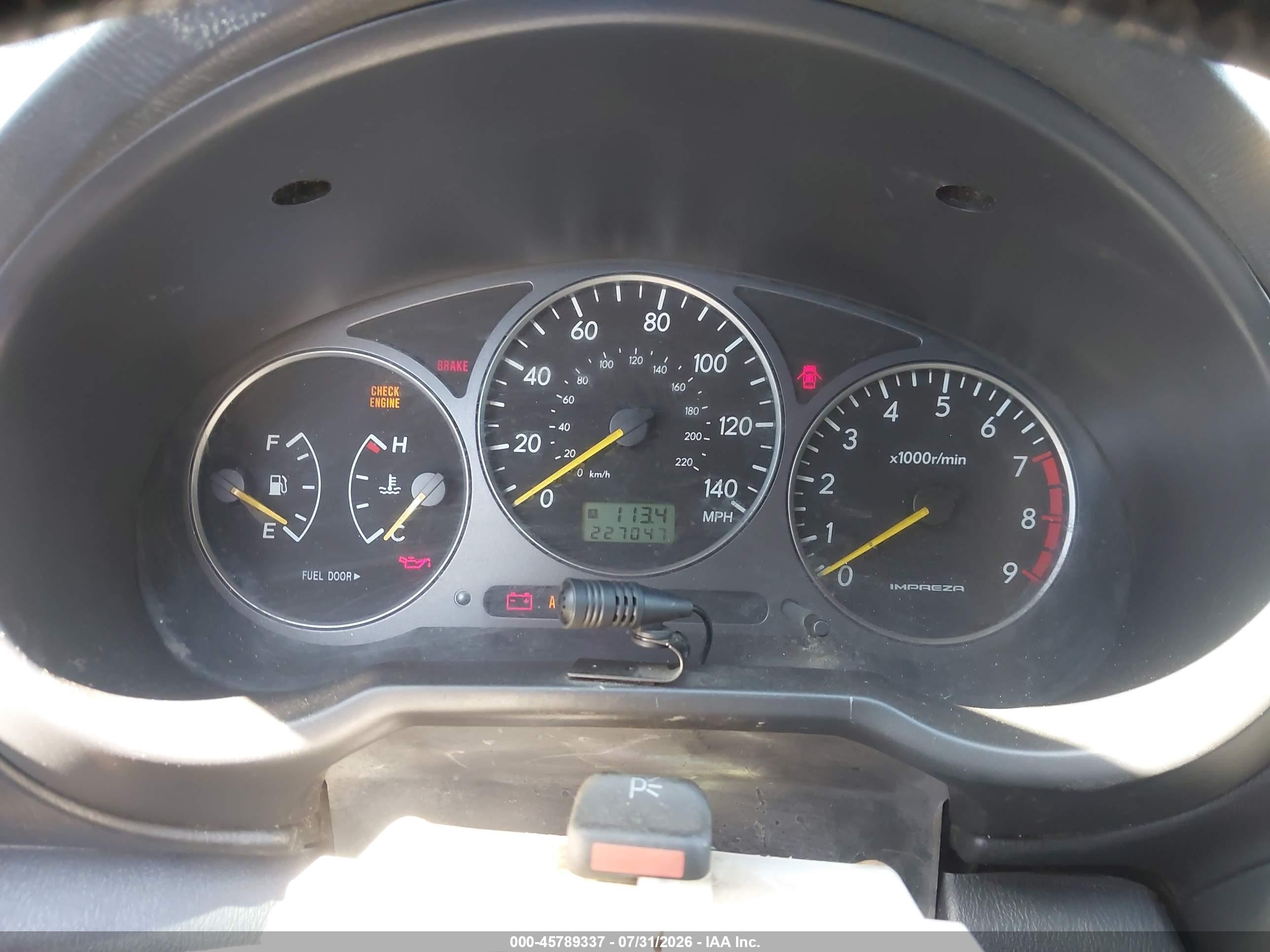 2003 Subaru Impreza Wrx Черный vin: JF1GG29663G800879