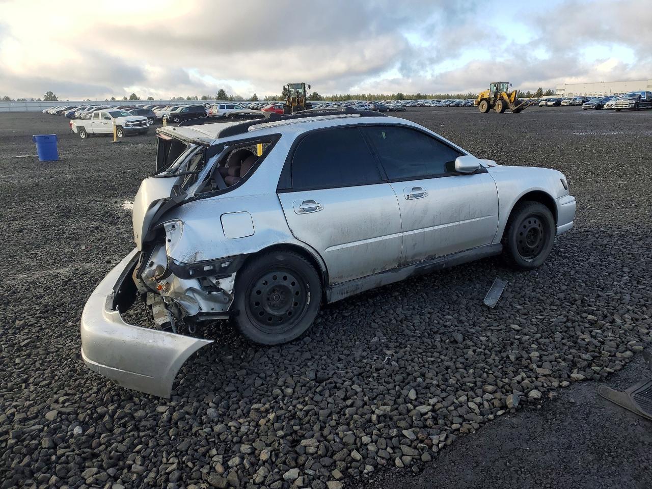 2003 Subaru Impreza Wrx Silver vin: JF1GG29663H805591