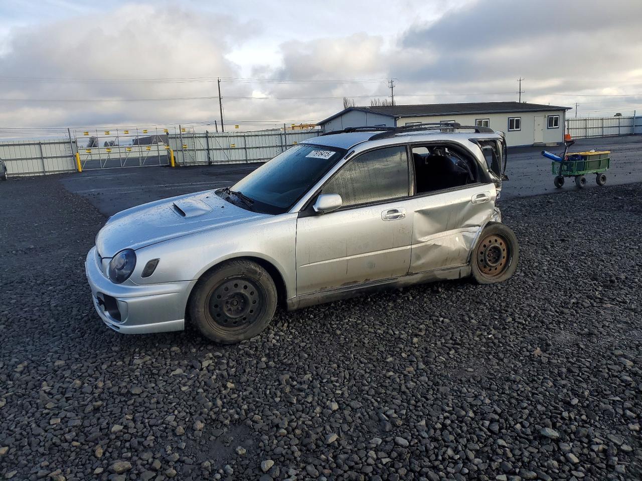 2003 Subaru Impreza Wrx Silver vin: JF1GG29663H805591