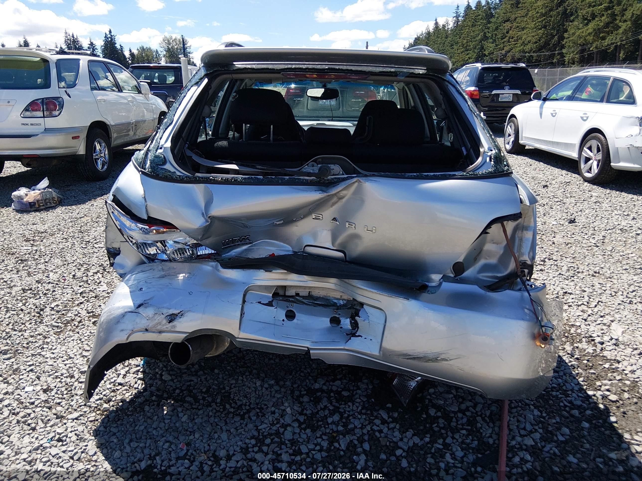 2004 Subaru Impreza Wrx Silver vin: JF1GG29664G811768