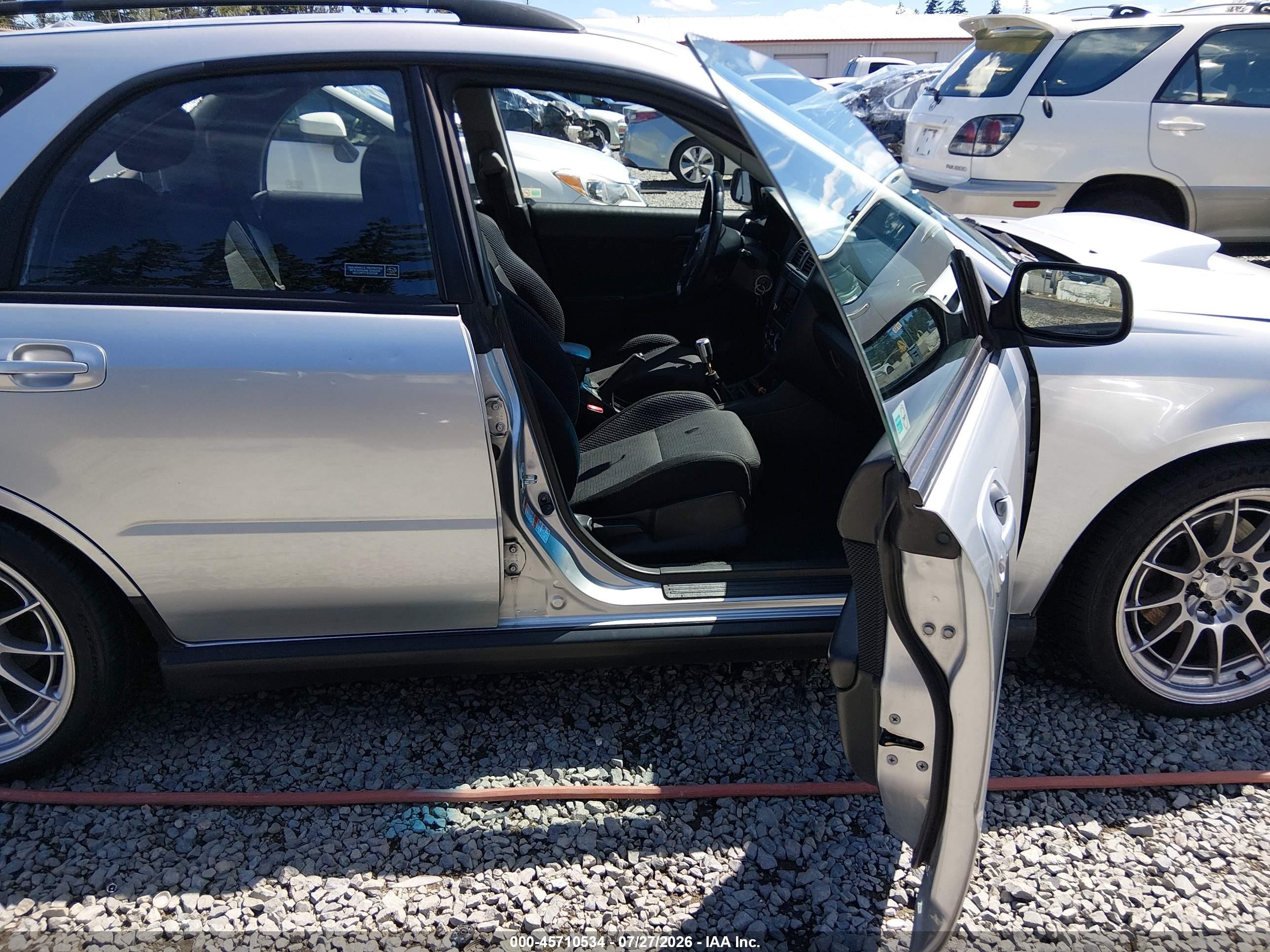 2004 Subaru Impreza Wrx Silver vin: JF1GG29664G811768