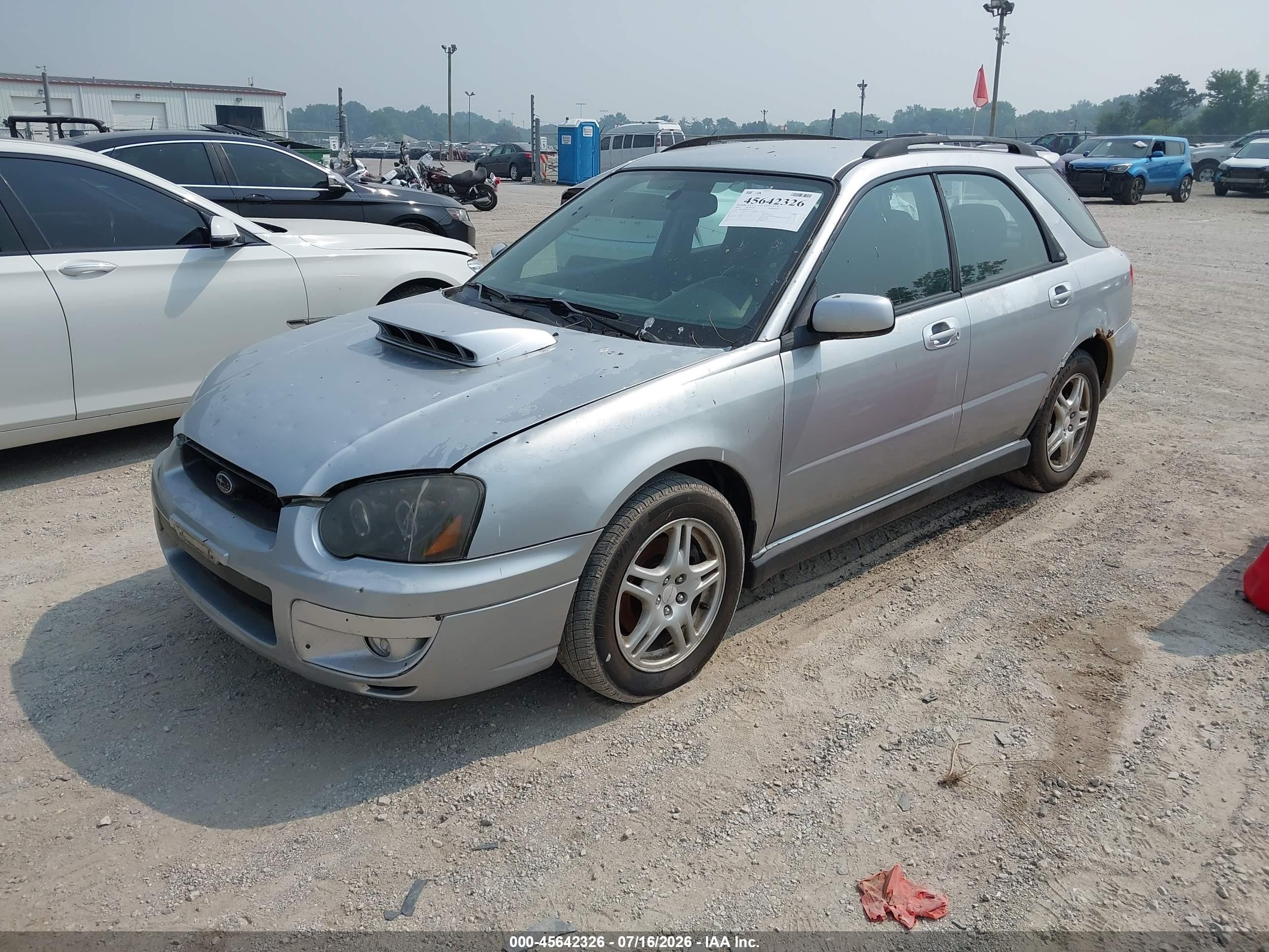 2004 Subaru Impreza Wrx Silver vin: JF1GG29664H811277