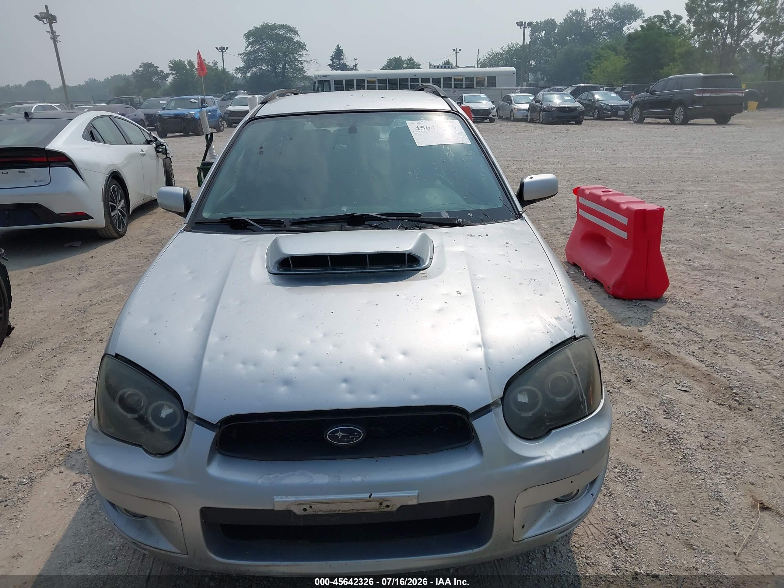 2004 Subaru Impreza Wrx Silver vin: JF1GG29664H811277