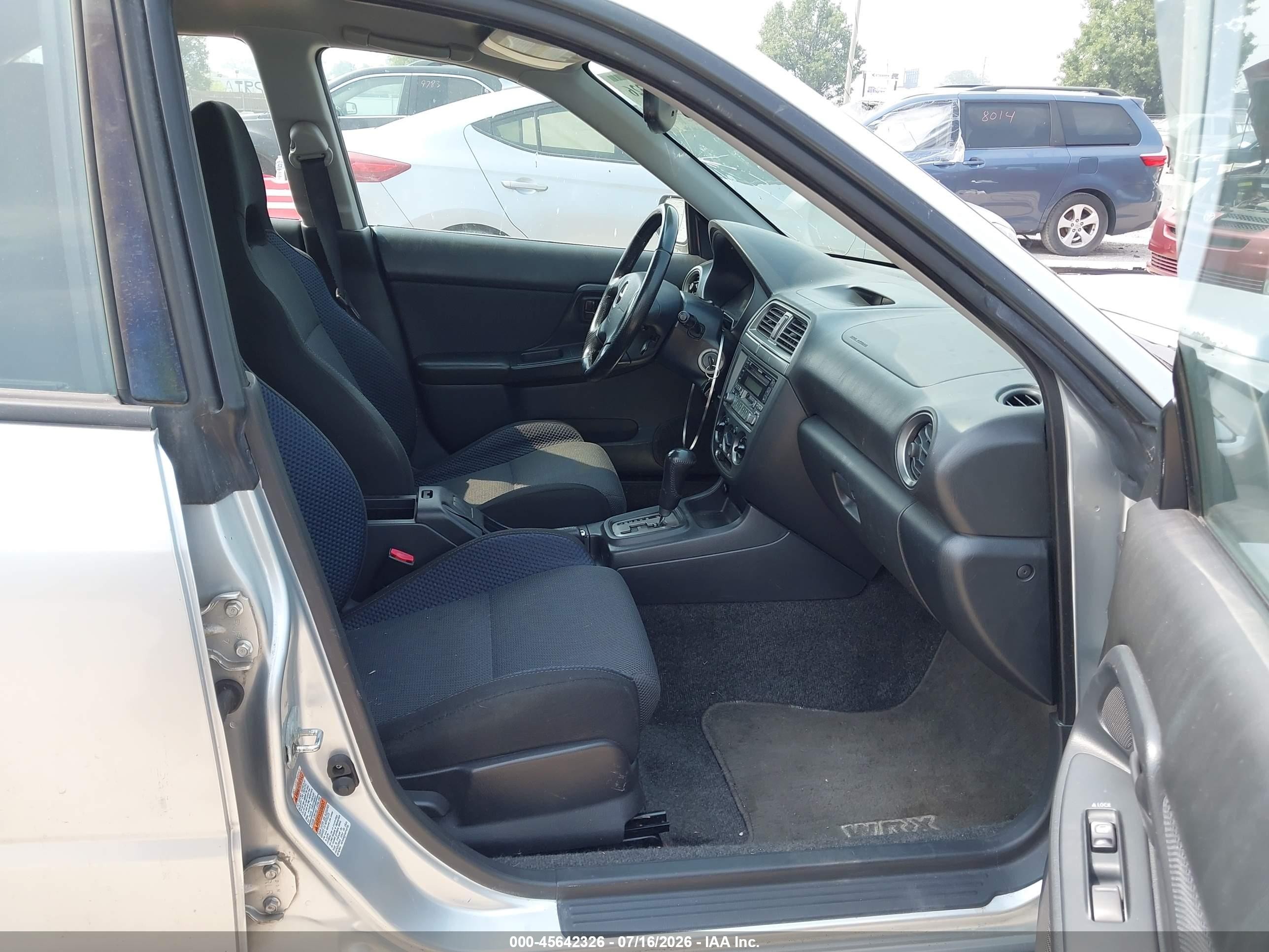2004 Subaru Impreza Wrx Silver vin: JF1GG29664H811277