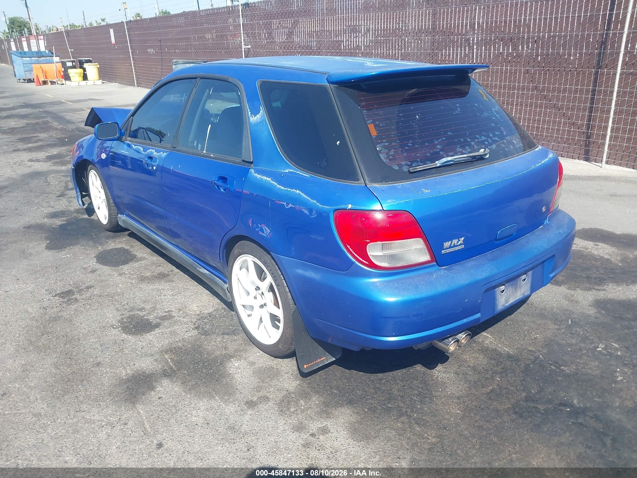 2002 Subaru Impreza Wrx Blue vin: JF1GG29672G814062