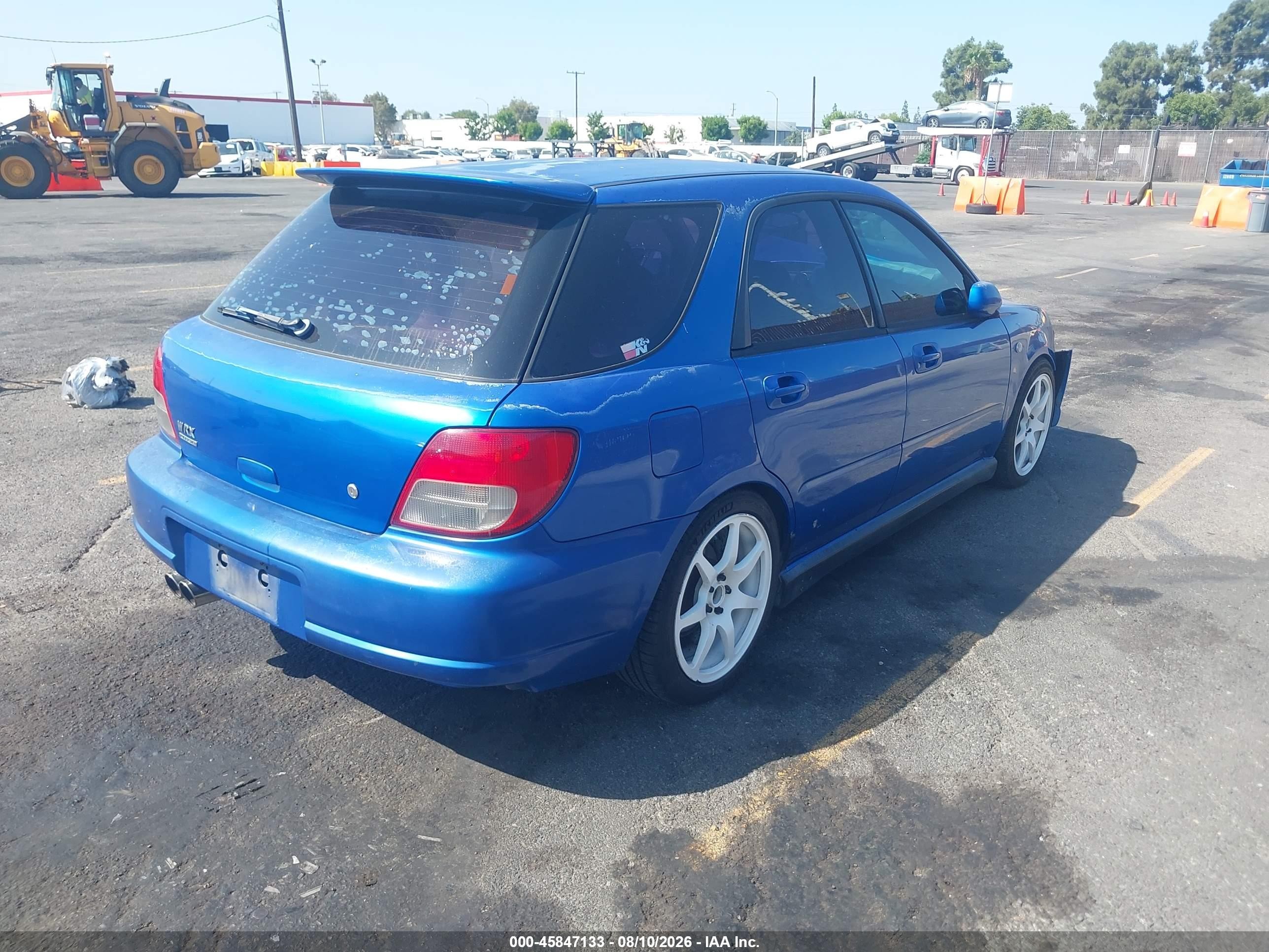2002 Subaru Impreza Wrx Blue vin: JF1GG29672G814062