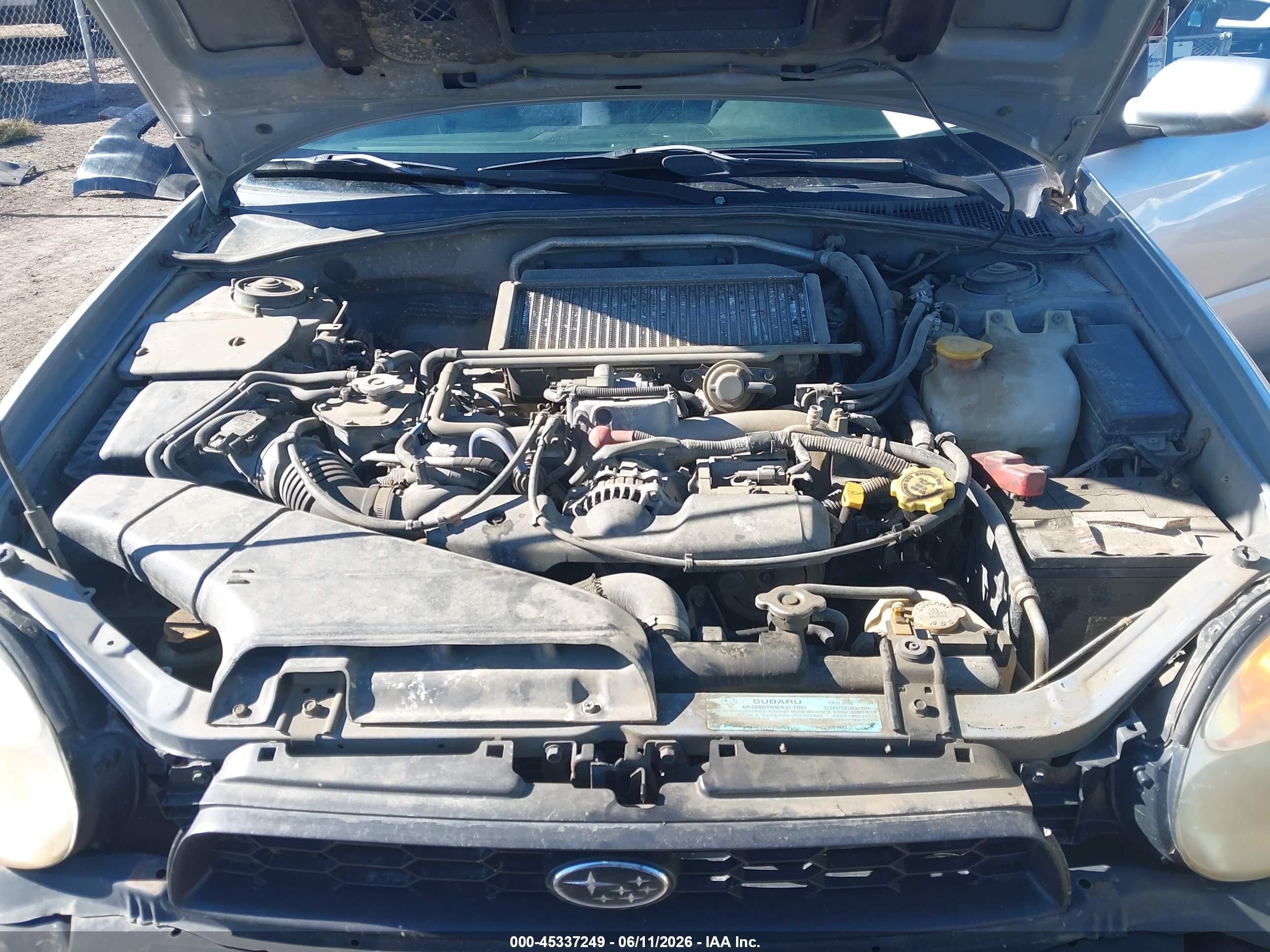 2002 Subaru Impreza Wrx Серебряный vin: JF1GG29672G824879