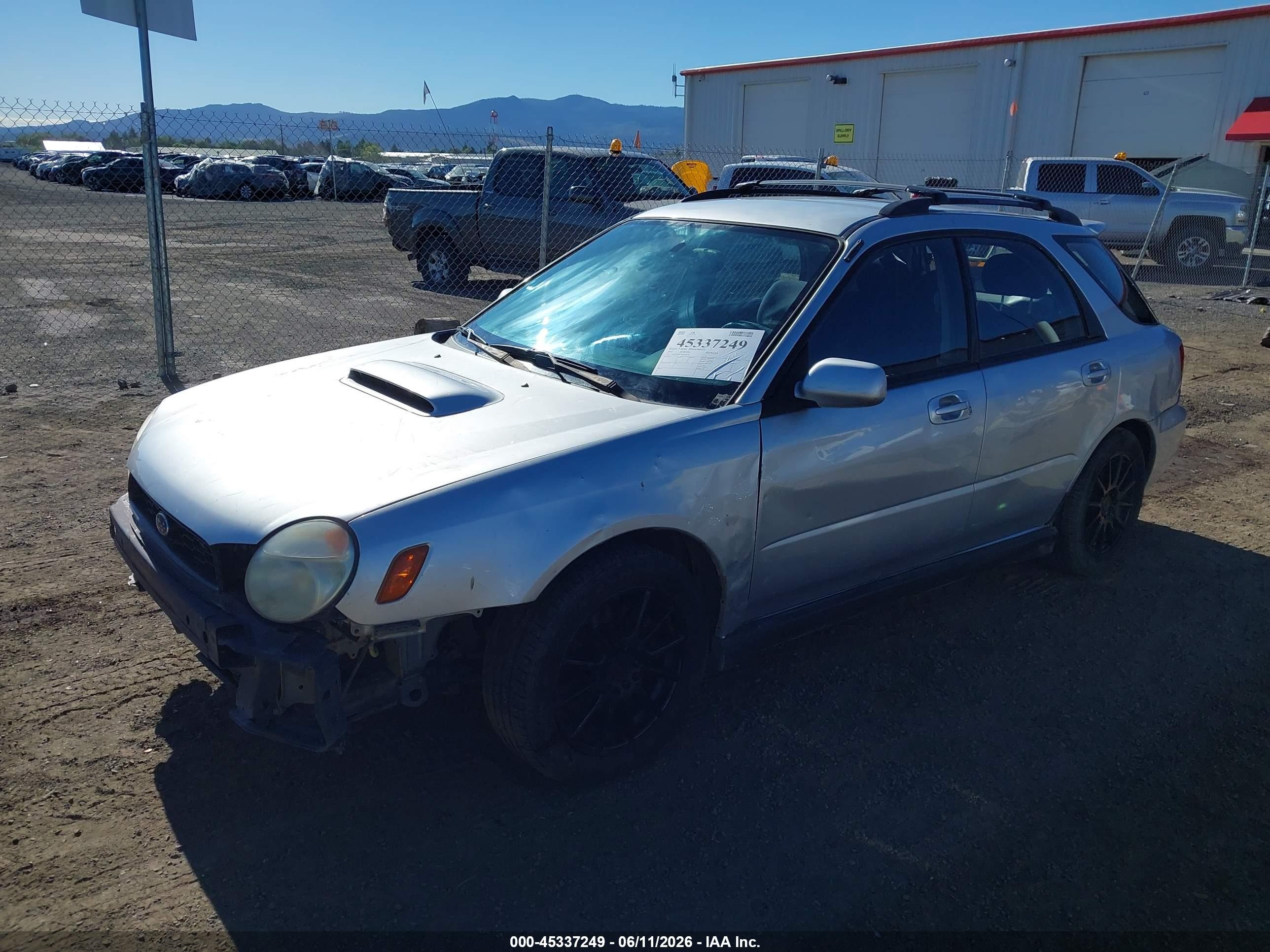 2002 Subaru Impreza Wrx Серебряный vin: JF1GG29672G824879