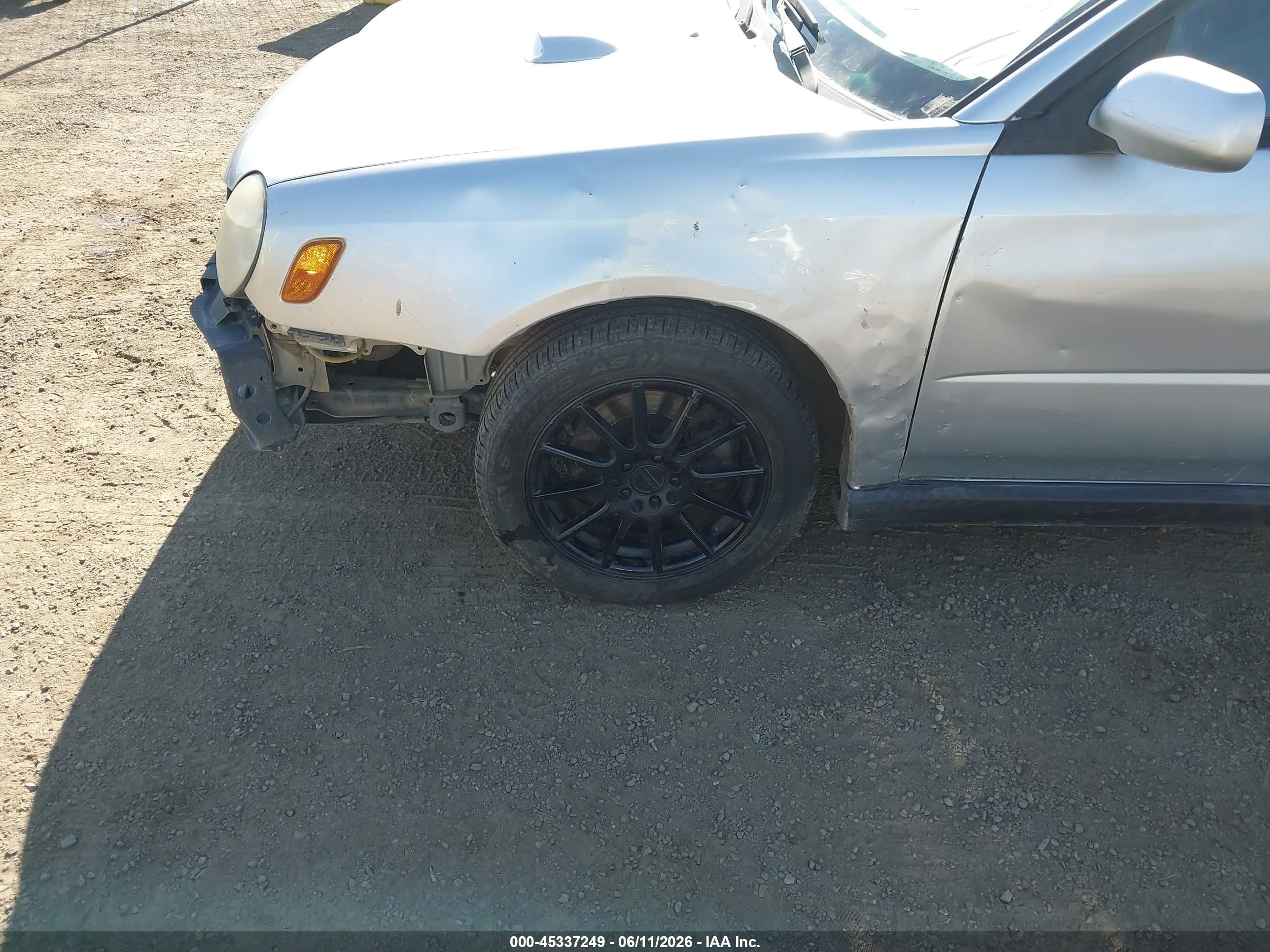2002 Subaru Impreza Wrx Серебряный vin: JF1GG29672G824879