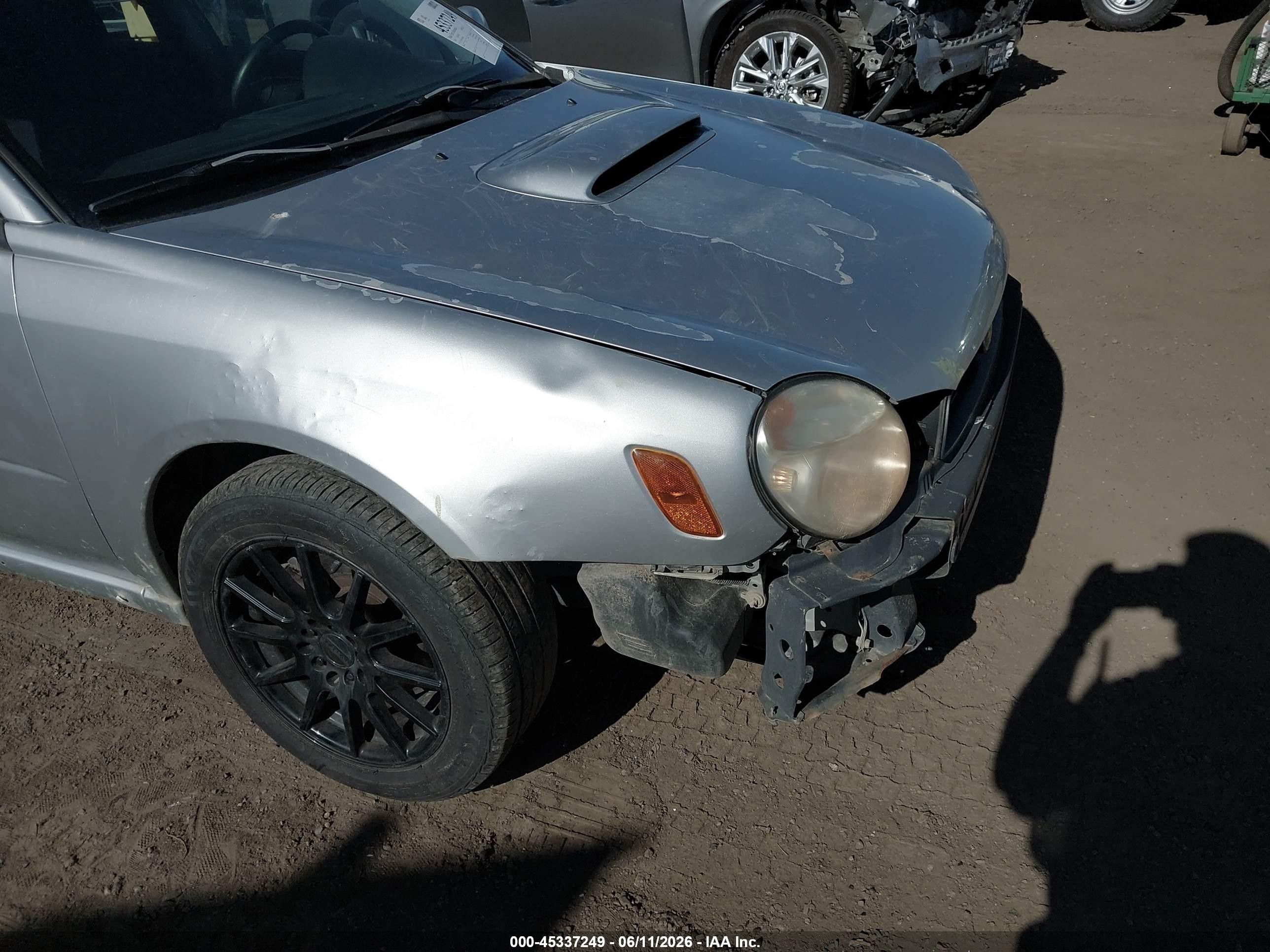 2002 Subaru Impreza Wrx Серебряный vin: JF1GG29672G824879