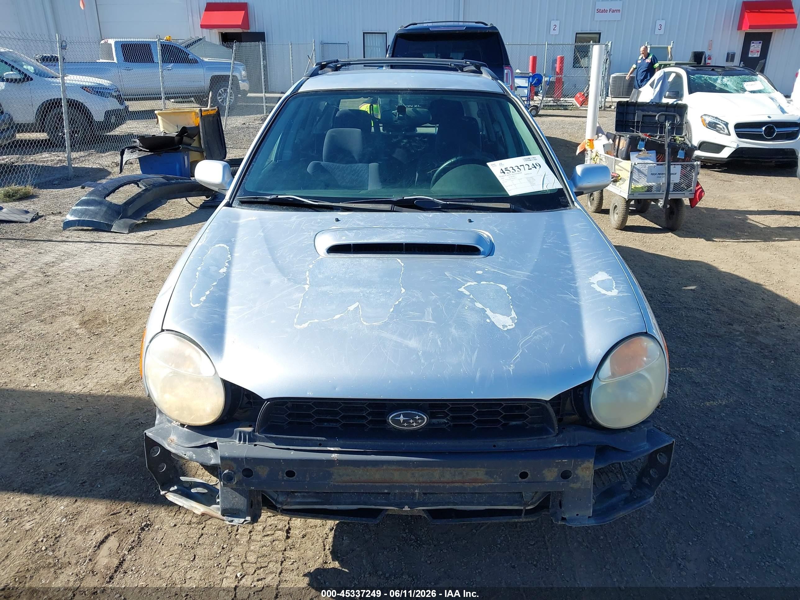 2002 Subaru Impreza Wrx Серебряный vin: JF1GG29672G824879