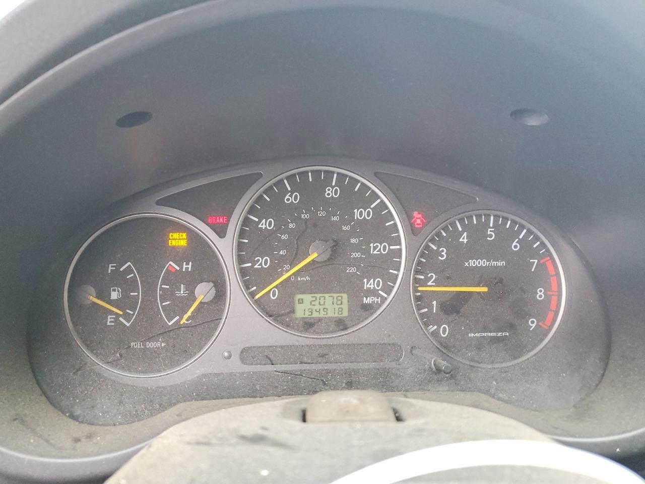 2002 Subaru Impreza Wrx Blue vin: JF1GG29672G832514