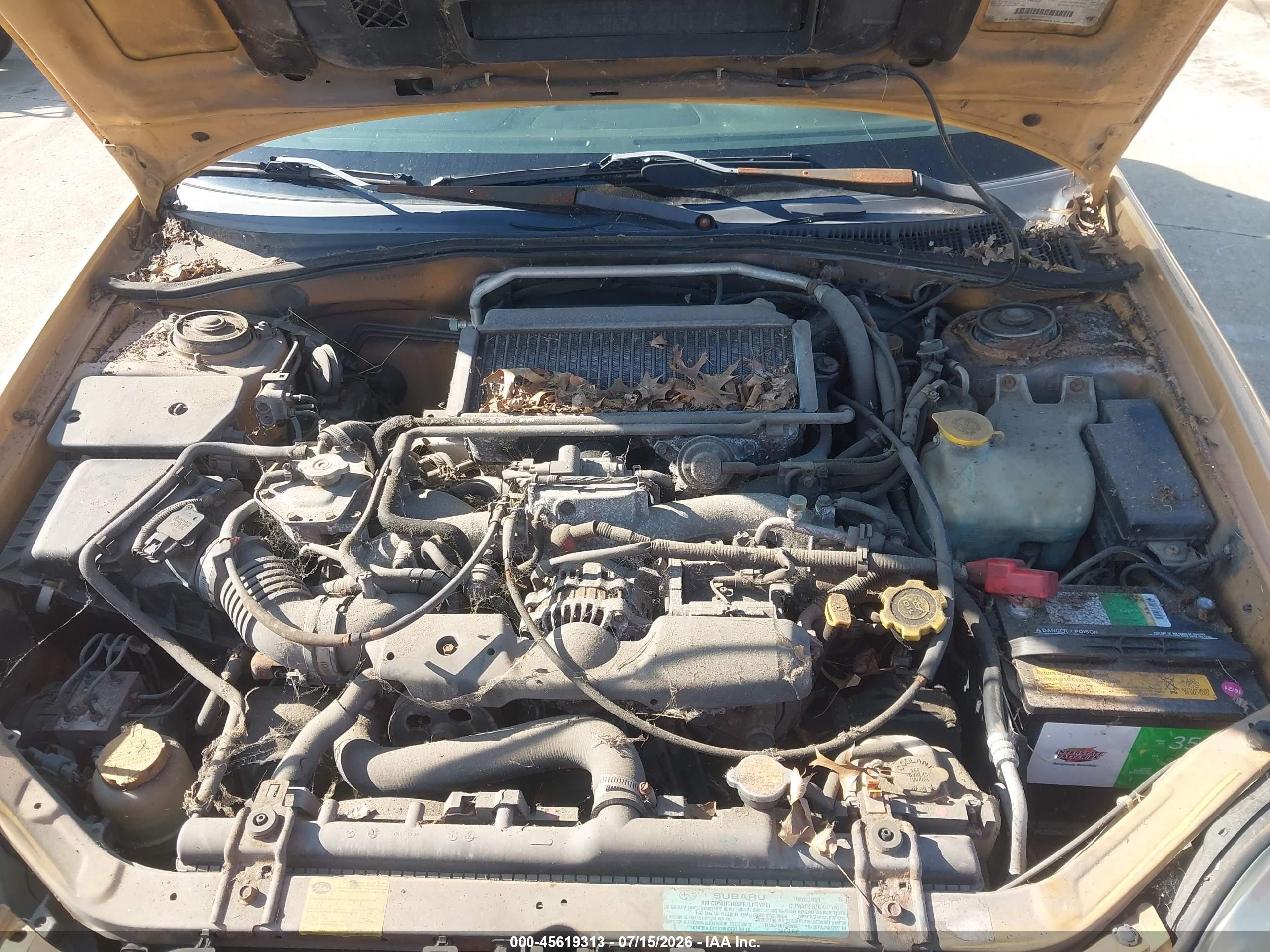 2003 Subaru Impreza Wrx Yellow vin: JF1GG29673H801095