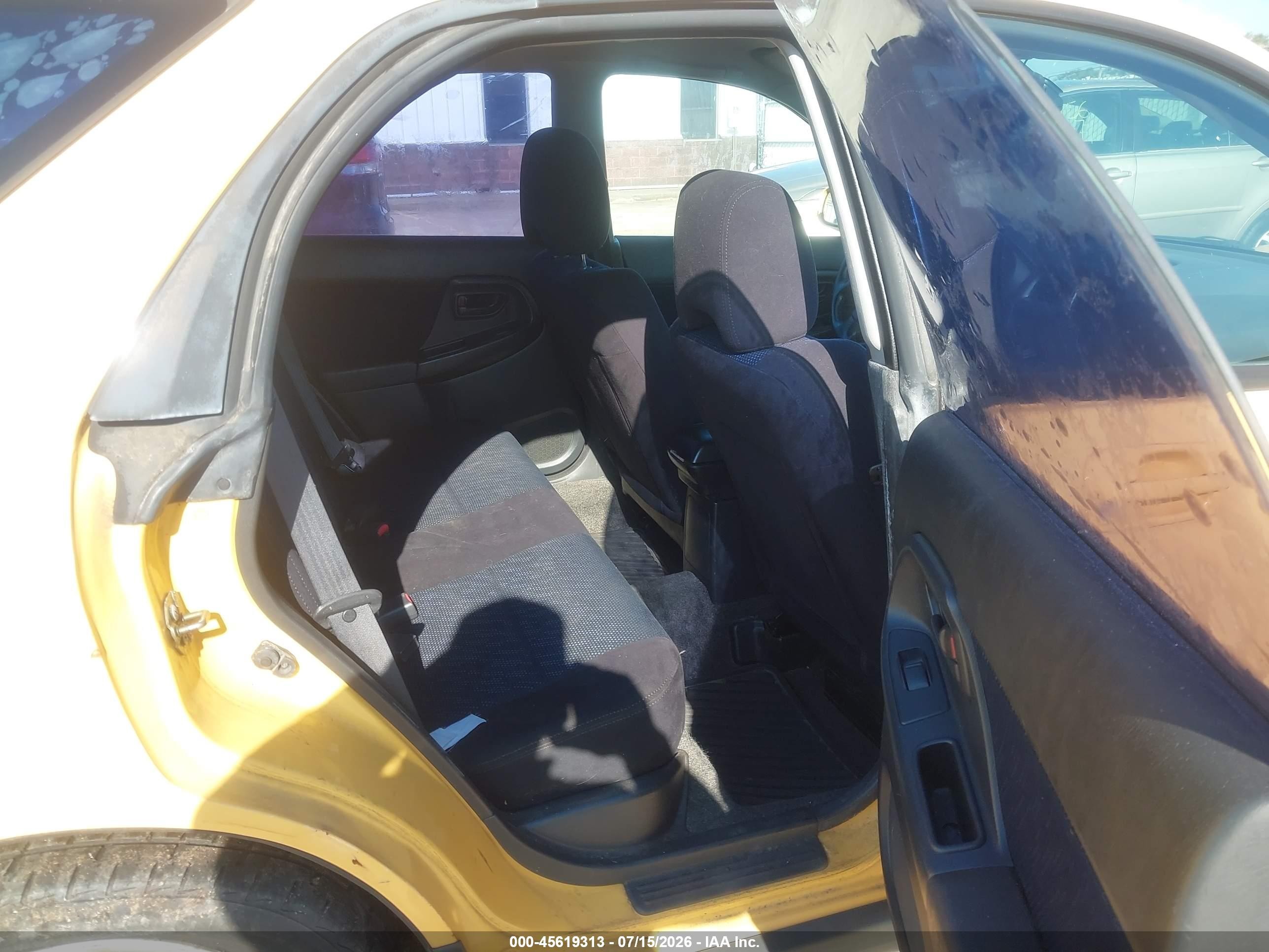 2003 Subaru Impreza Wrx Yellow vin: JF1GG29673H801095