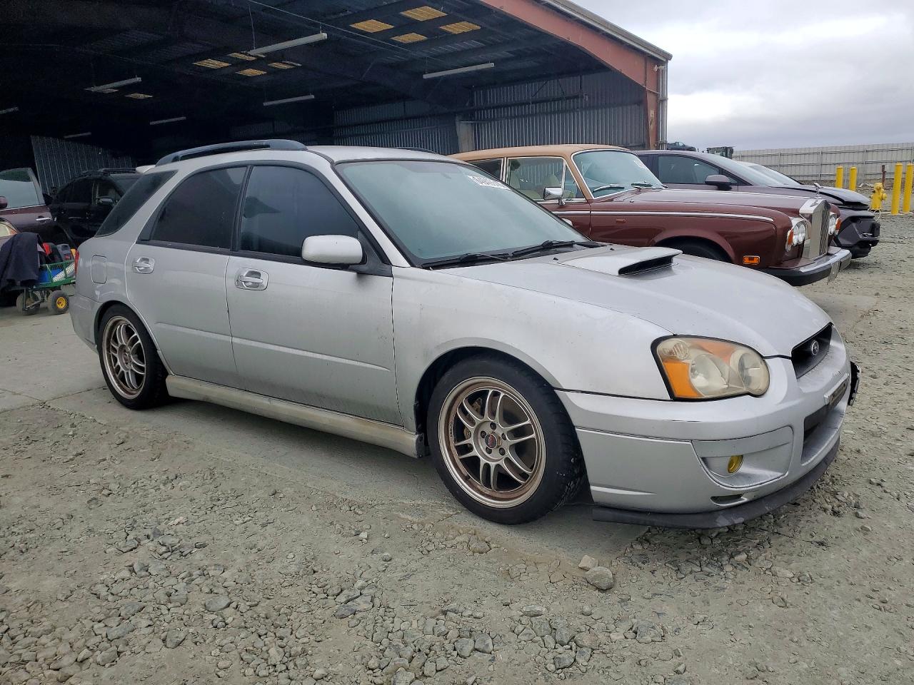 2004 Subaru Impreza Wrx Silver vin: JF1GG29674G803288