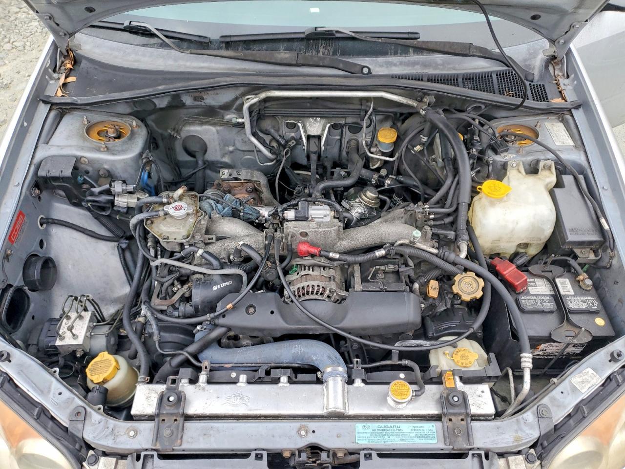 2004 Subaru Impreza Wrx Silver vin: JF1GG29674G803288