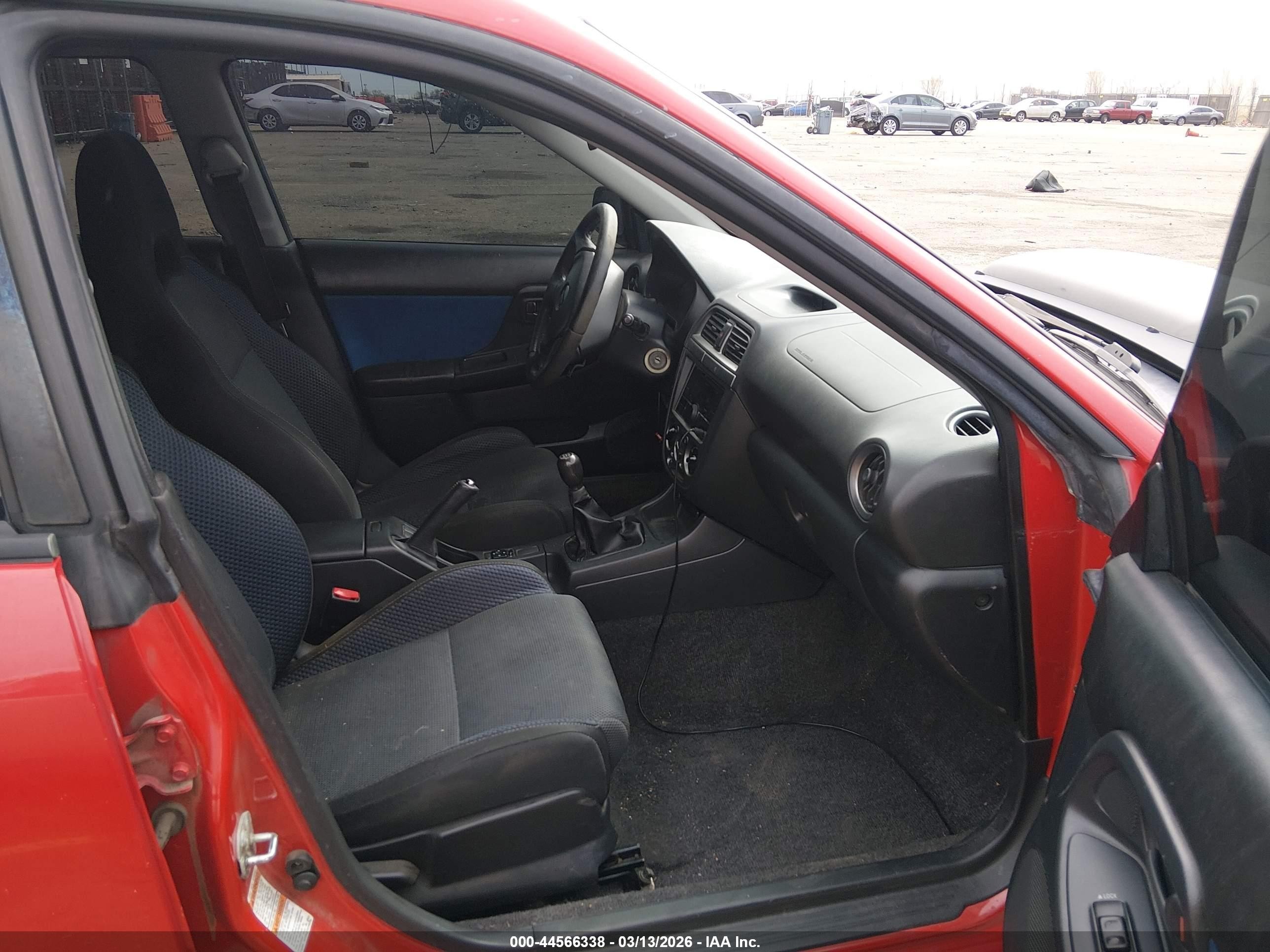 2004 Subaru Impreza Wrx Red vin: JF1GG29674G811293