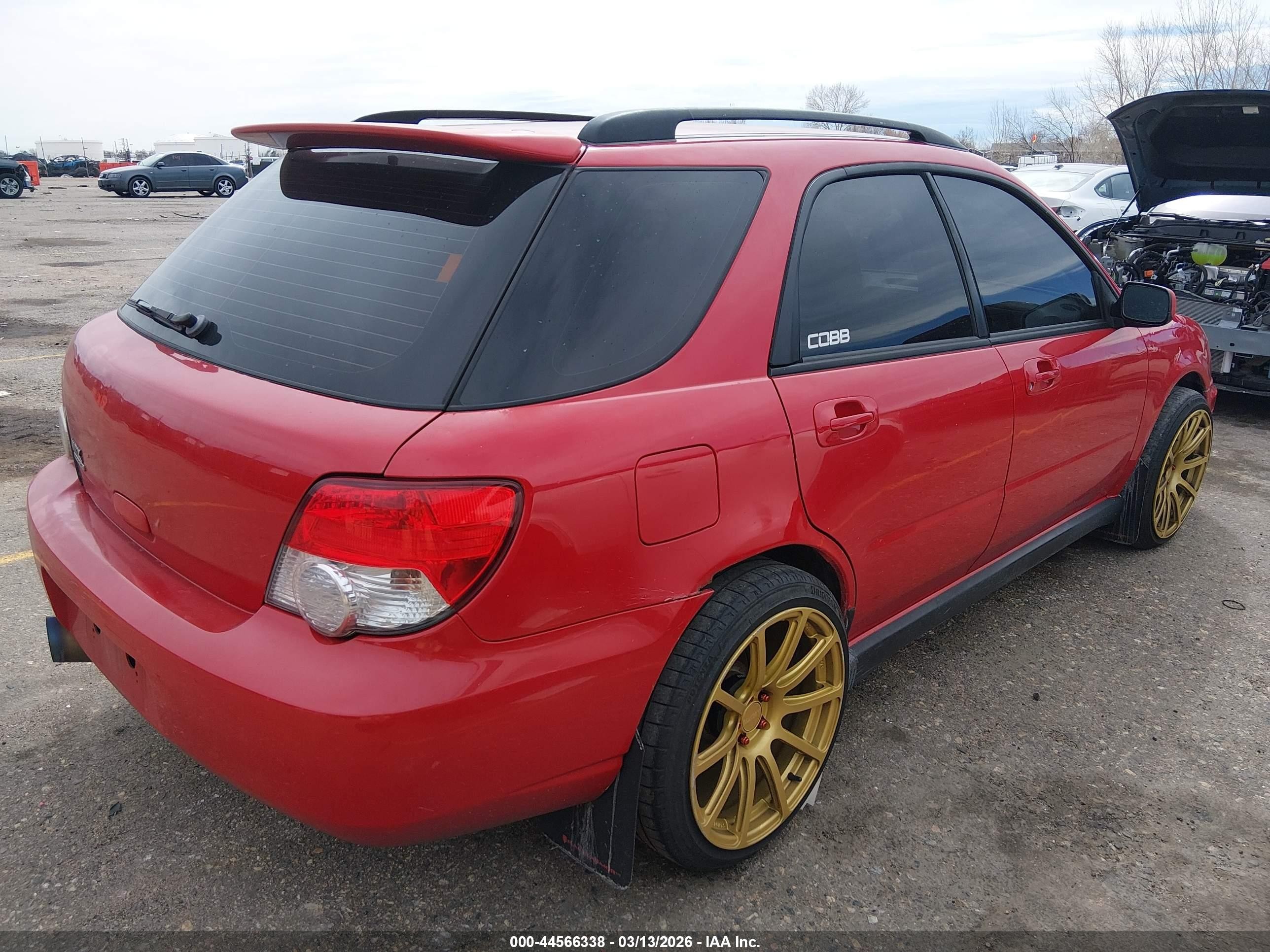 2004 Subaru Impreza Wrx Red vin: JF1GG29674G811293