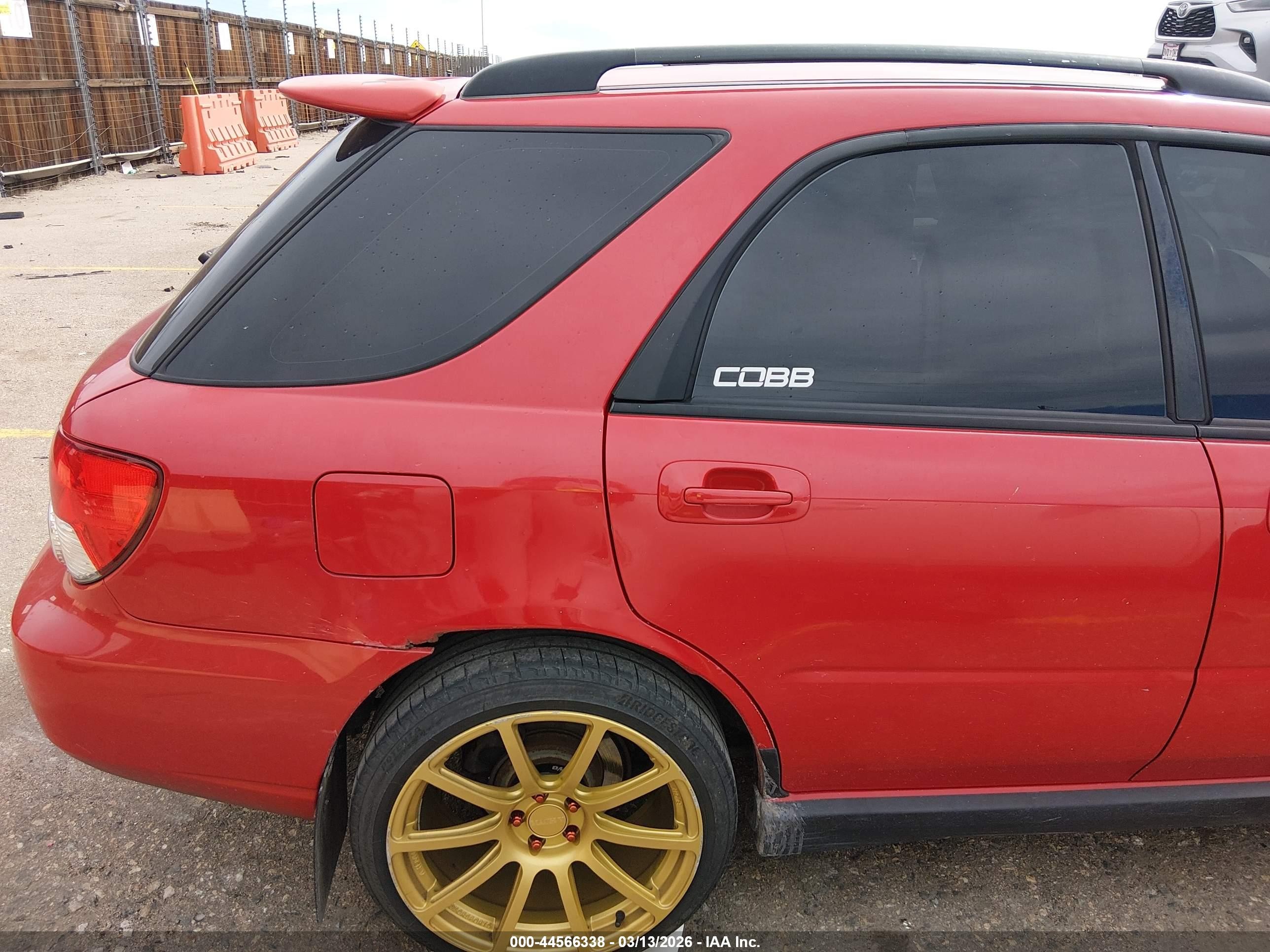 2004 Subaru Impreza Wrx Red vin: JF1GG29674G811293