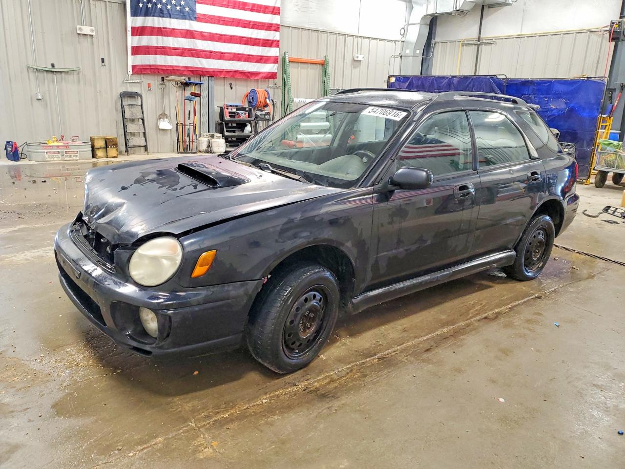 2002 Subaru Impreza Wrx Синий vin: JF1GG29682G822980