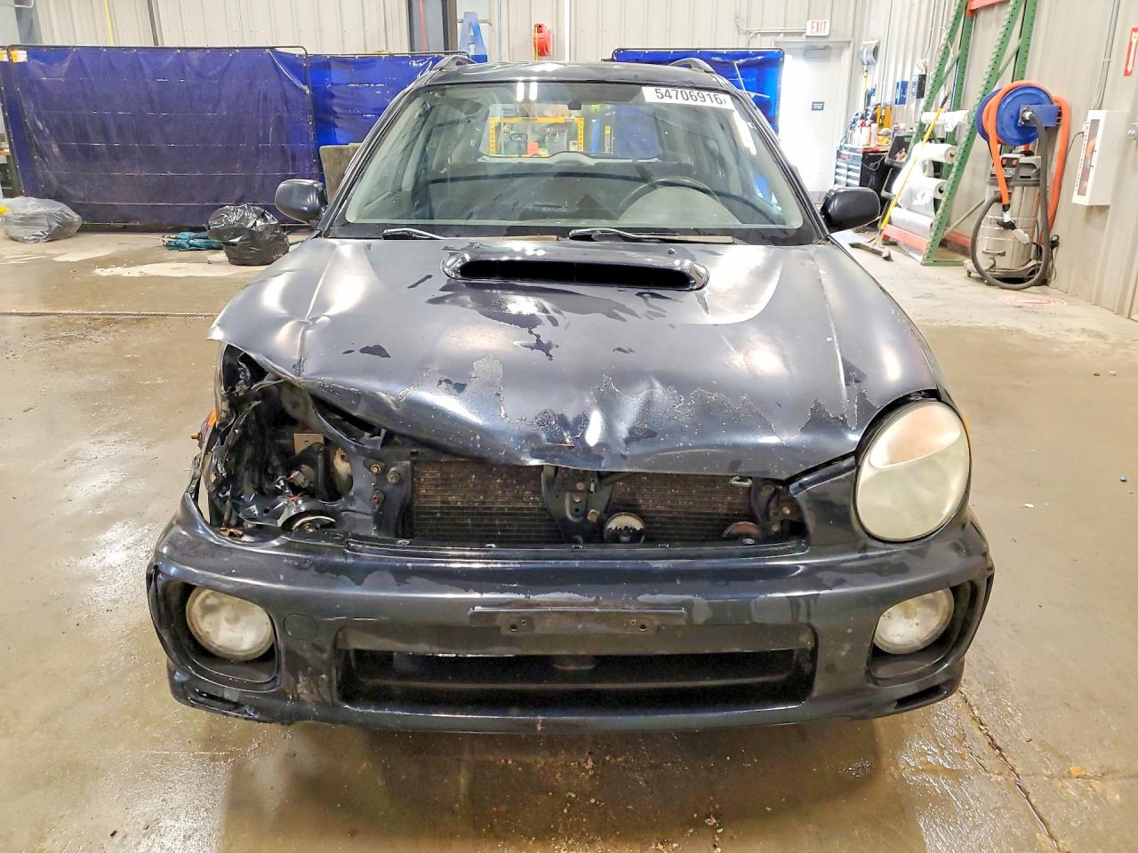 2002 Subaru Impreza Wrx Синий vin: JF1GG29682G822980