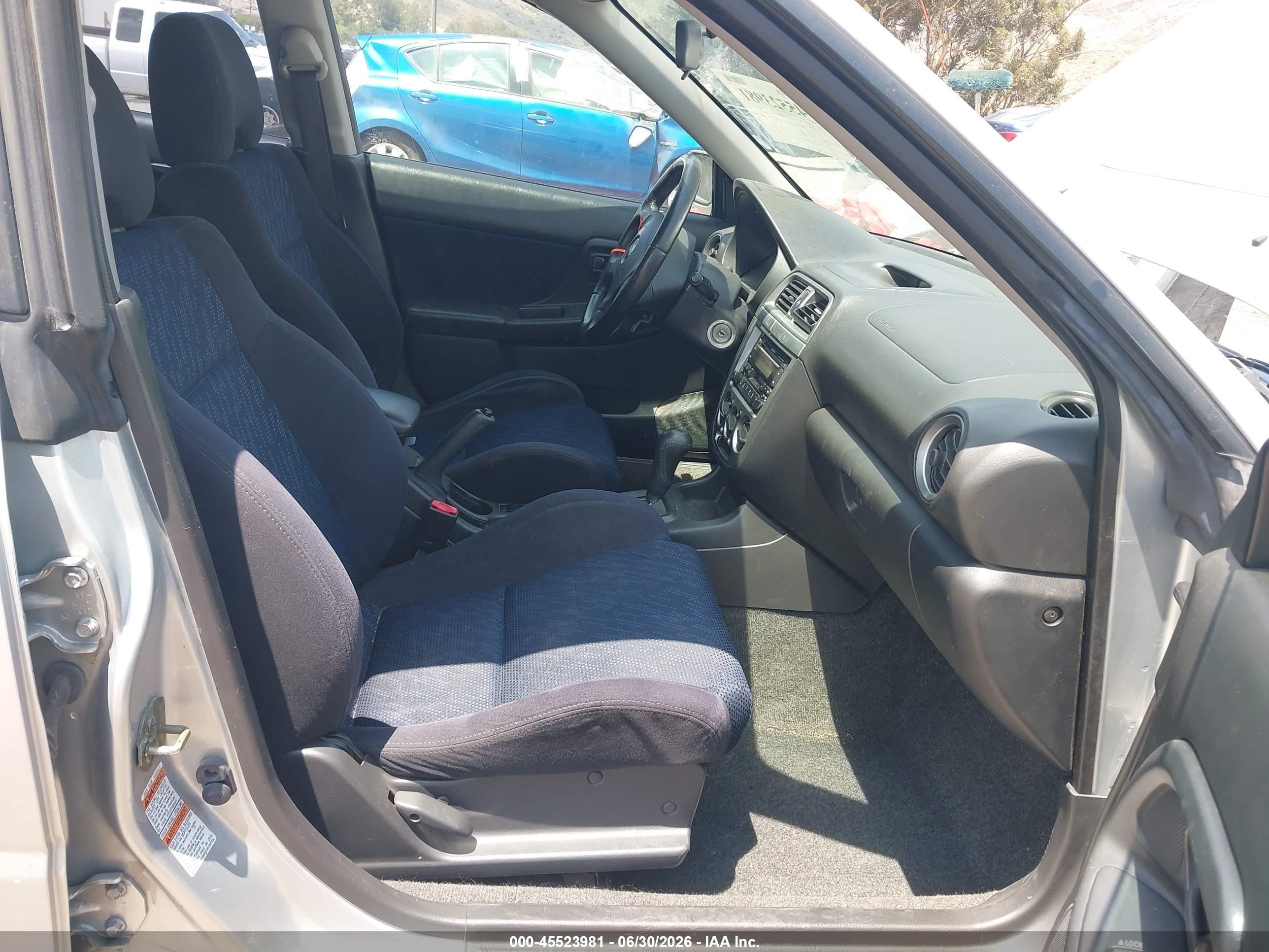 2003 Subaru Impreza Wrx Silver vin: JF1GG29683H802613