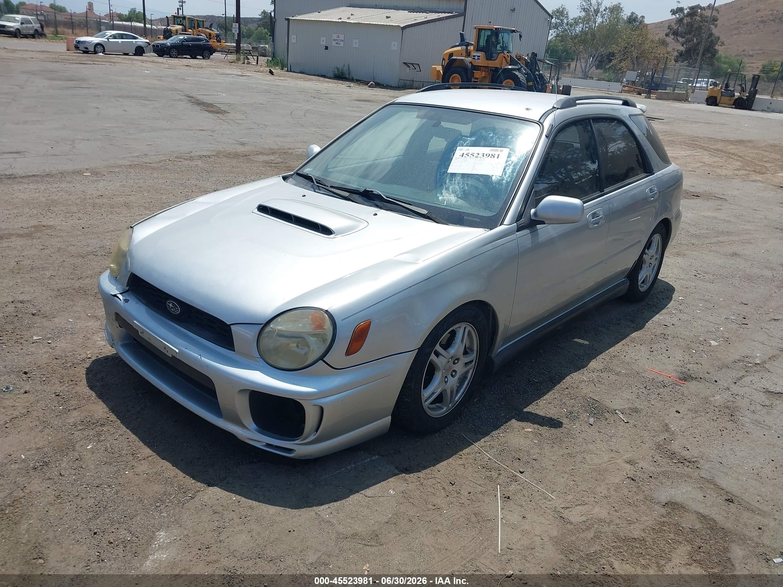 2003 Subaru Impreza Wrx Silver vin: JF1GG29683H802613
