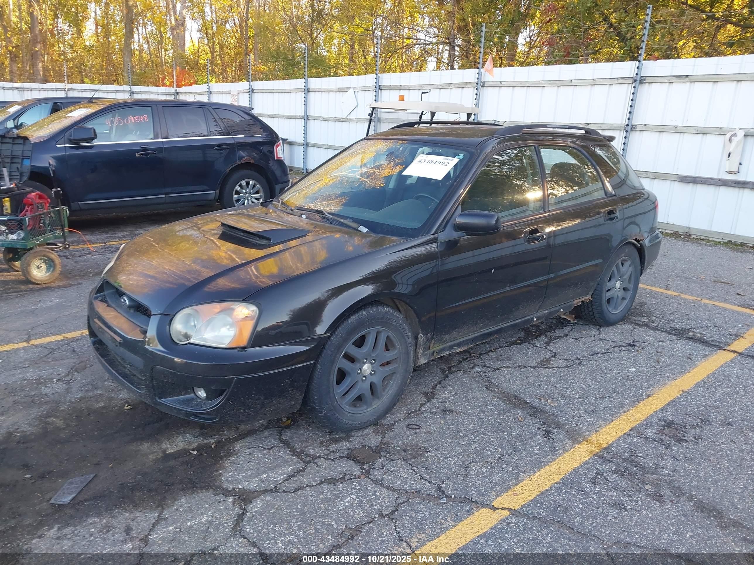 2004 Subaru Impreza Wrx Black vin: JF1GG29684G812579