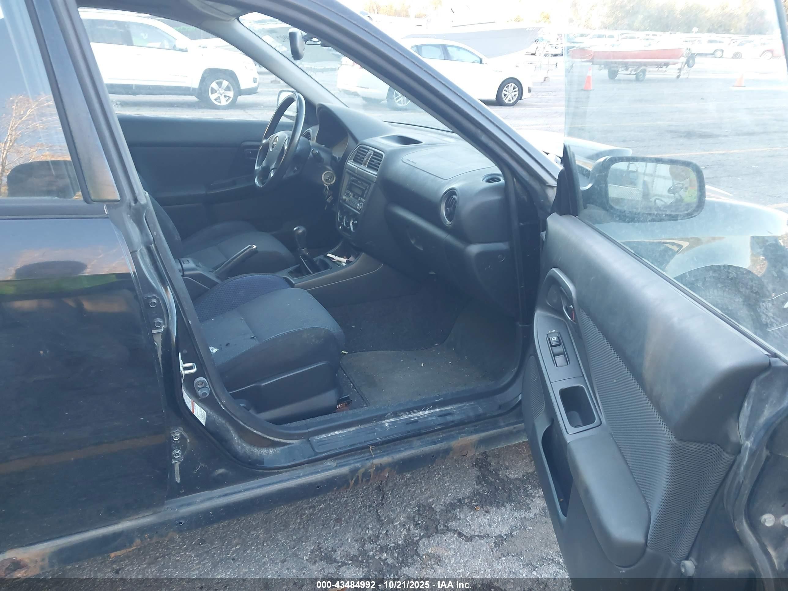 2004 Subaru Impreza Wrx Black vin: JF1GG29684G812579