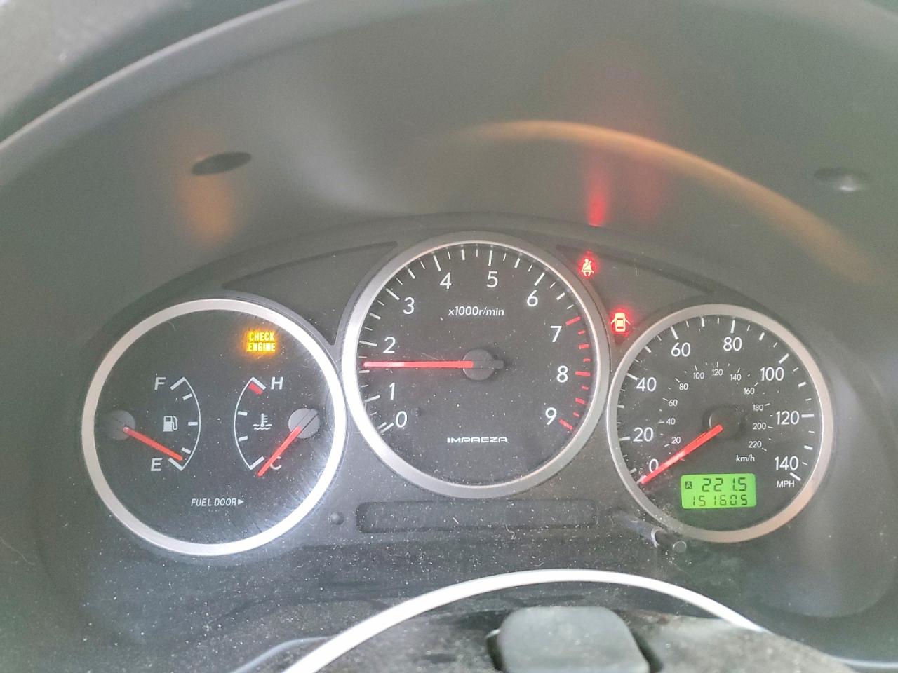 2005 Subaru Impreza Wrx Silver vin: JF1GG29685G802510