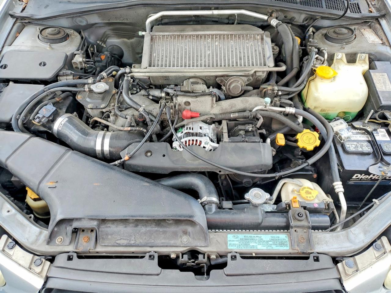 2002 Subaru Impreza Wrx Silver vin: JF1GG29692H831097