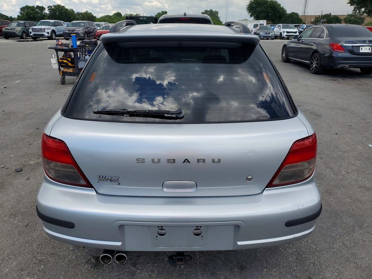 2002 Subaru Impreza Wrx Silver vin: JF1GG29692H831097