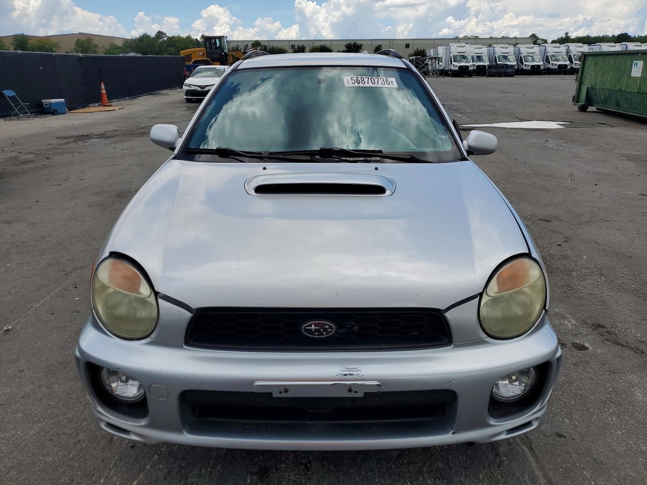 2002 Subaru Impreza Wrx Silver vin: JF1GG29692H831097