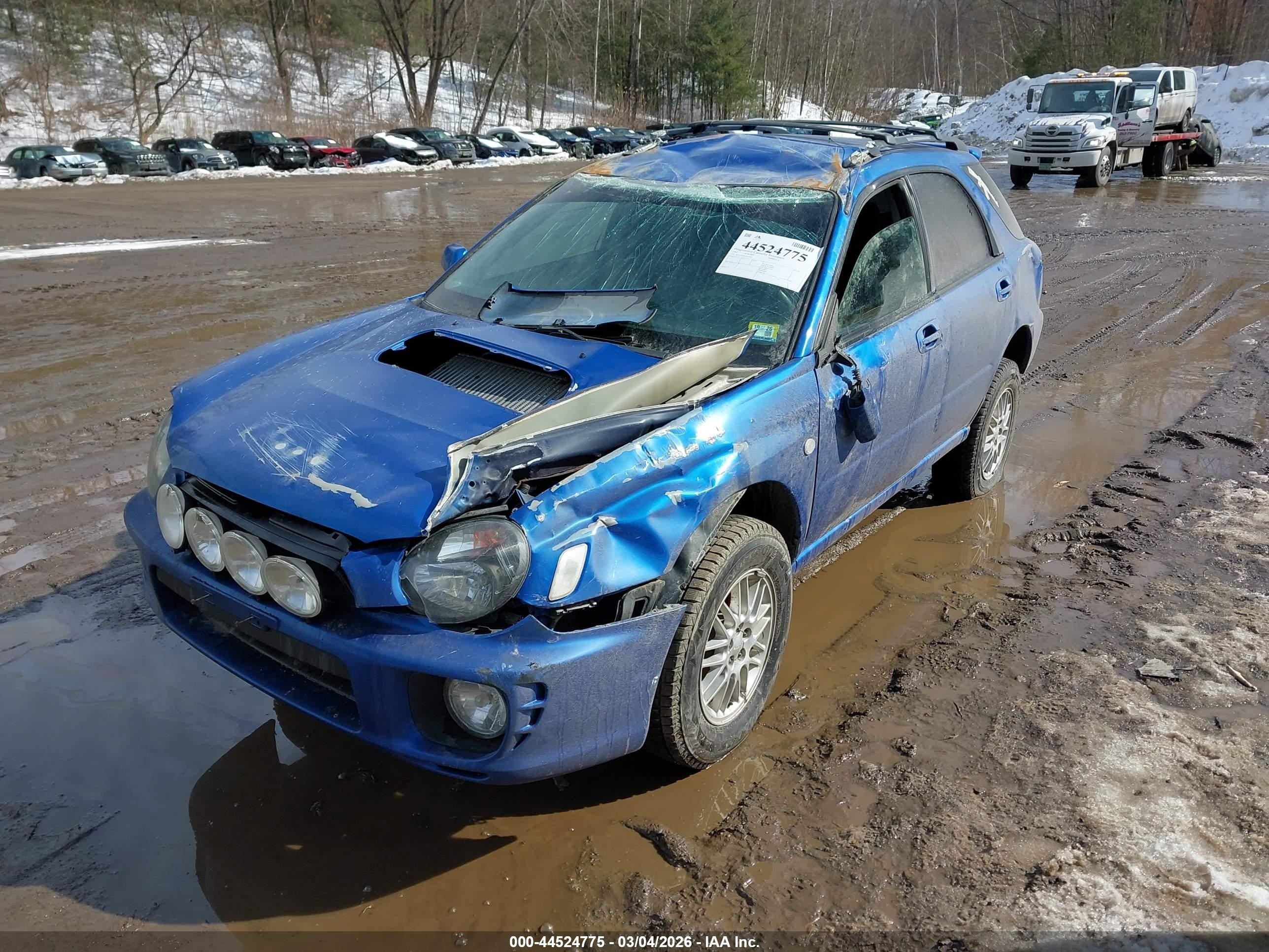 2002 Subaru Impreza Wrx Blue vin: JF1GG296X2G819322