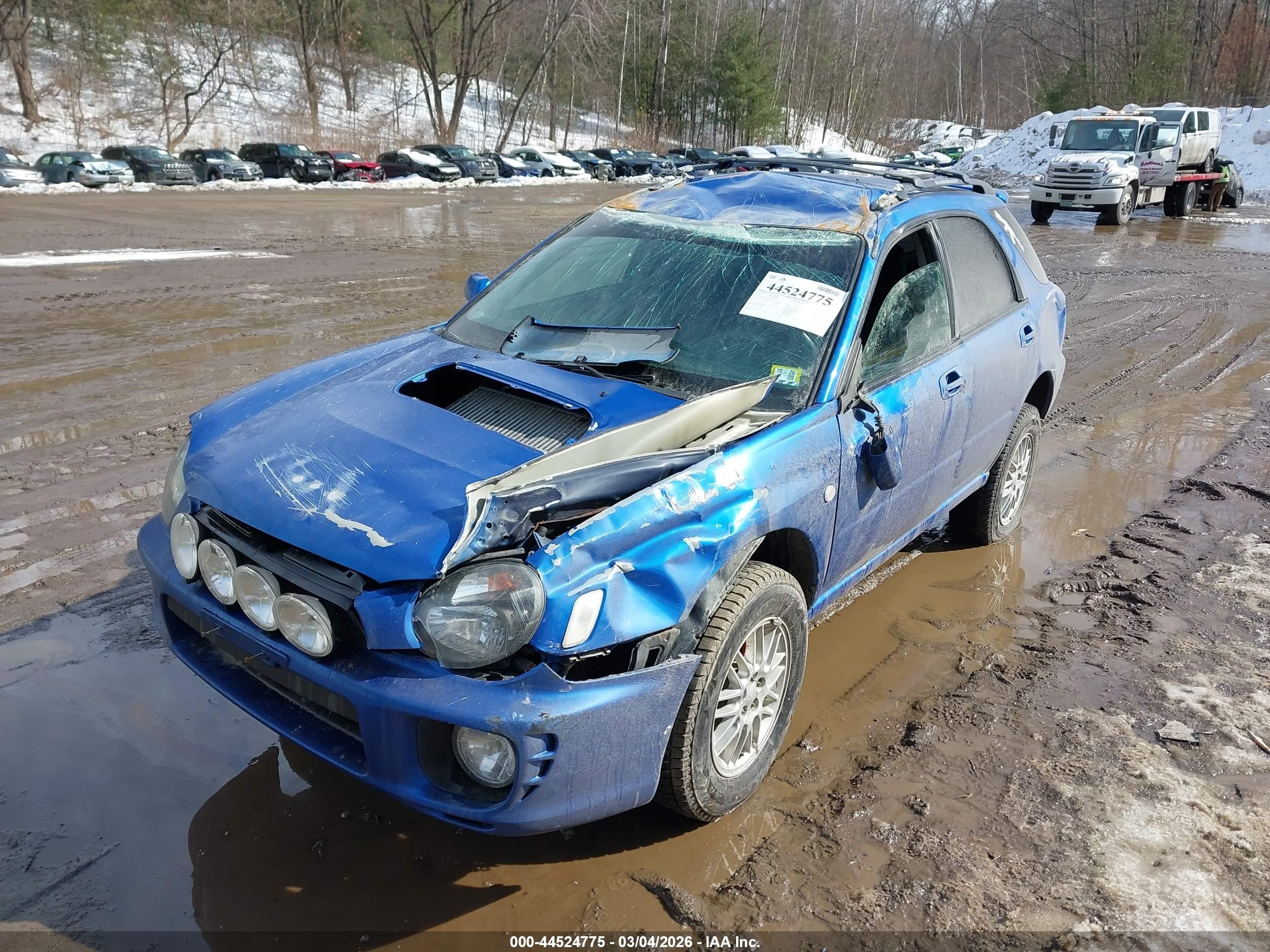 2002 Subaru Impreza Wrx Blue vin: JF1GG296X2G819322
