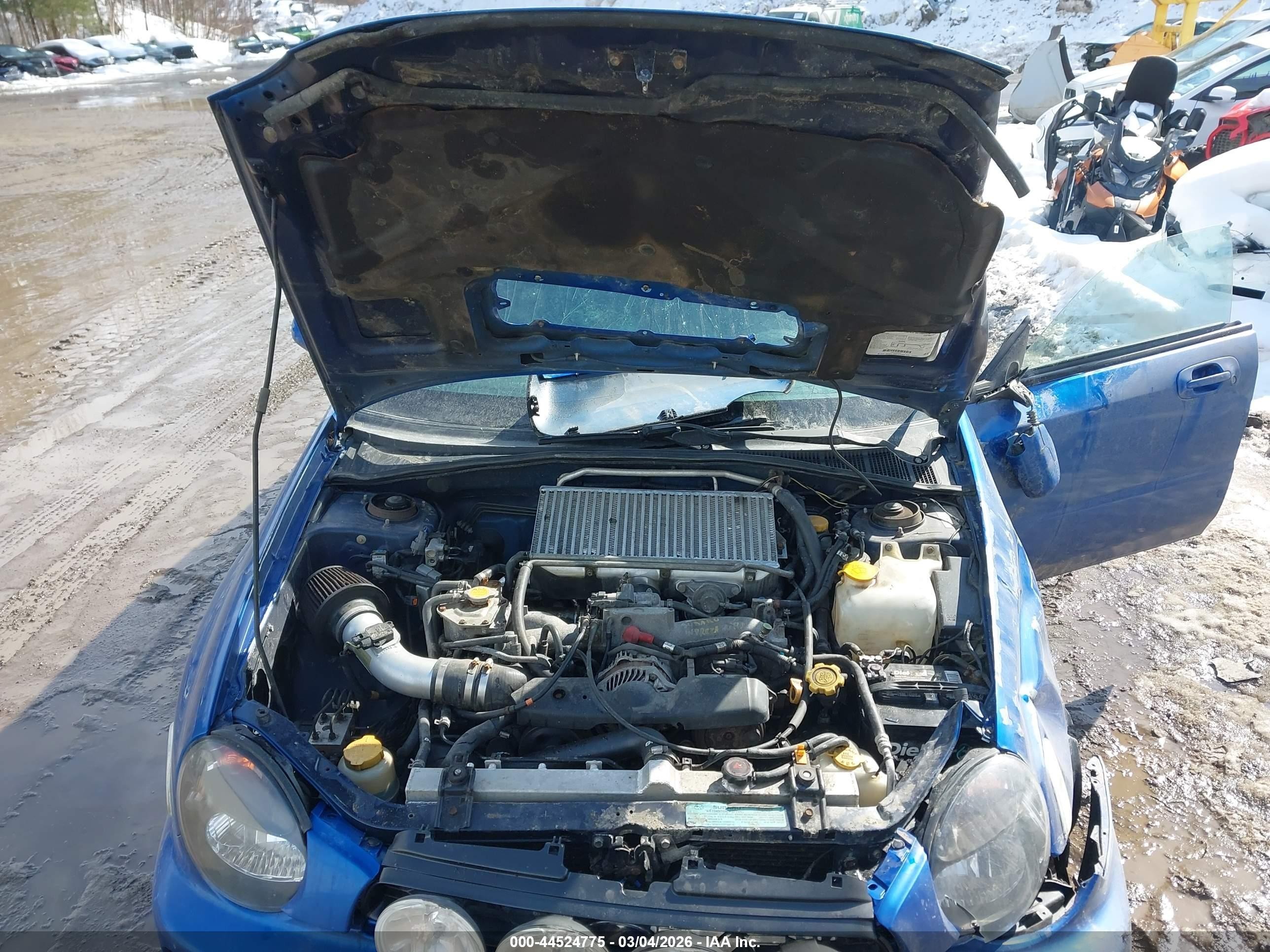 2002 Subaru Impreza Wrx Blue vin: JF1GG296X2G819322