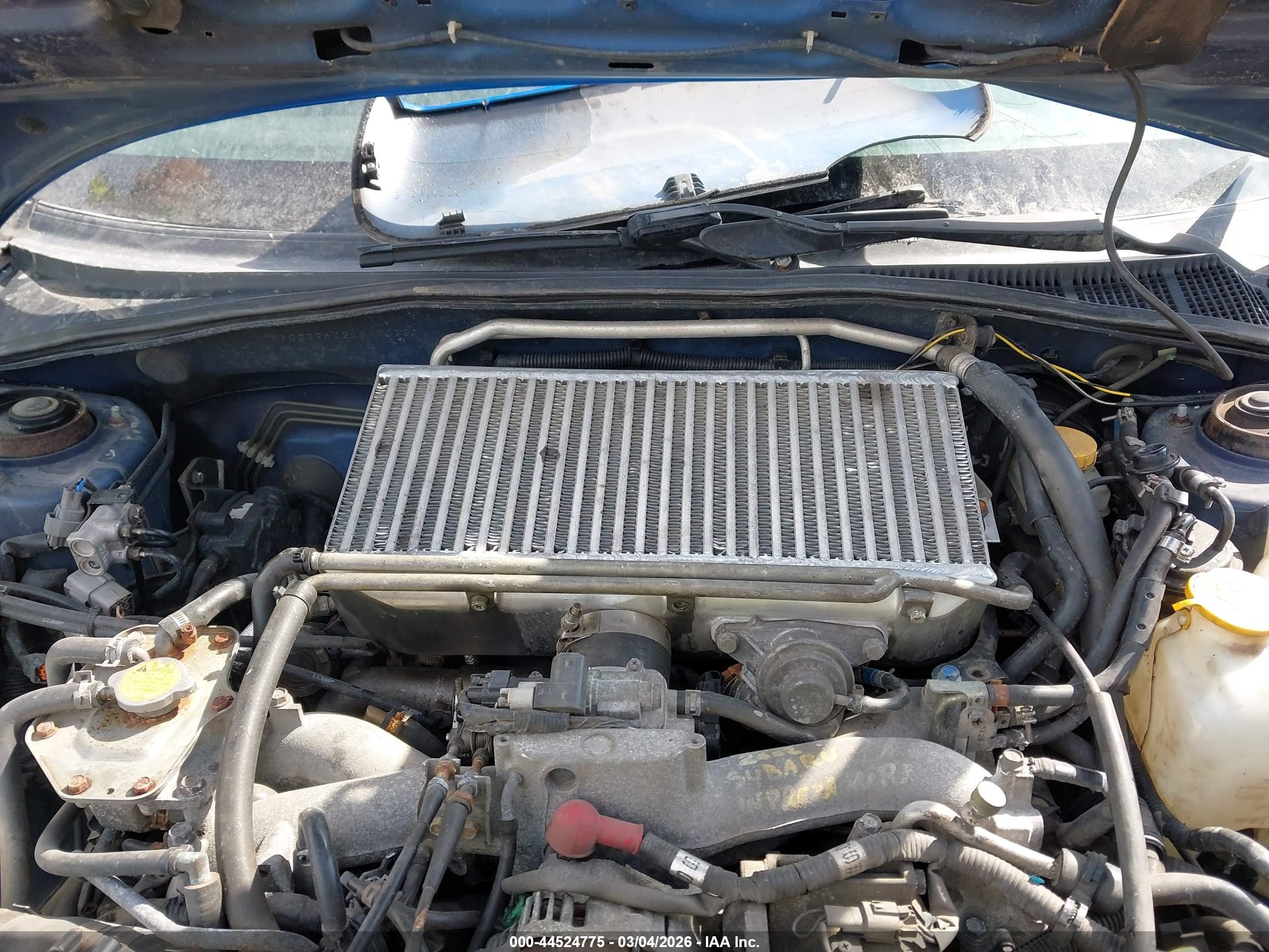 2002 Subaru Impreza Wrx Blue vin: JF1GG296X2G819322