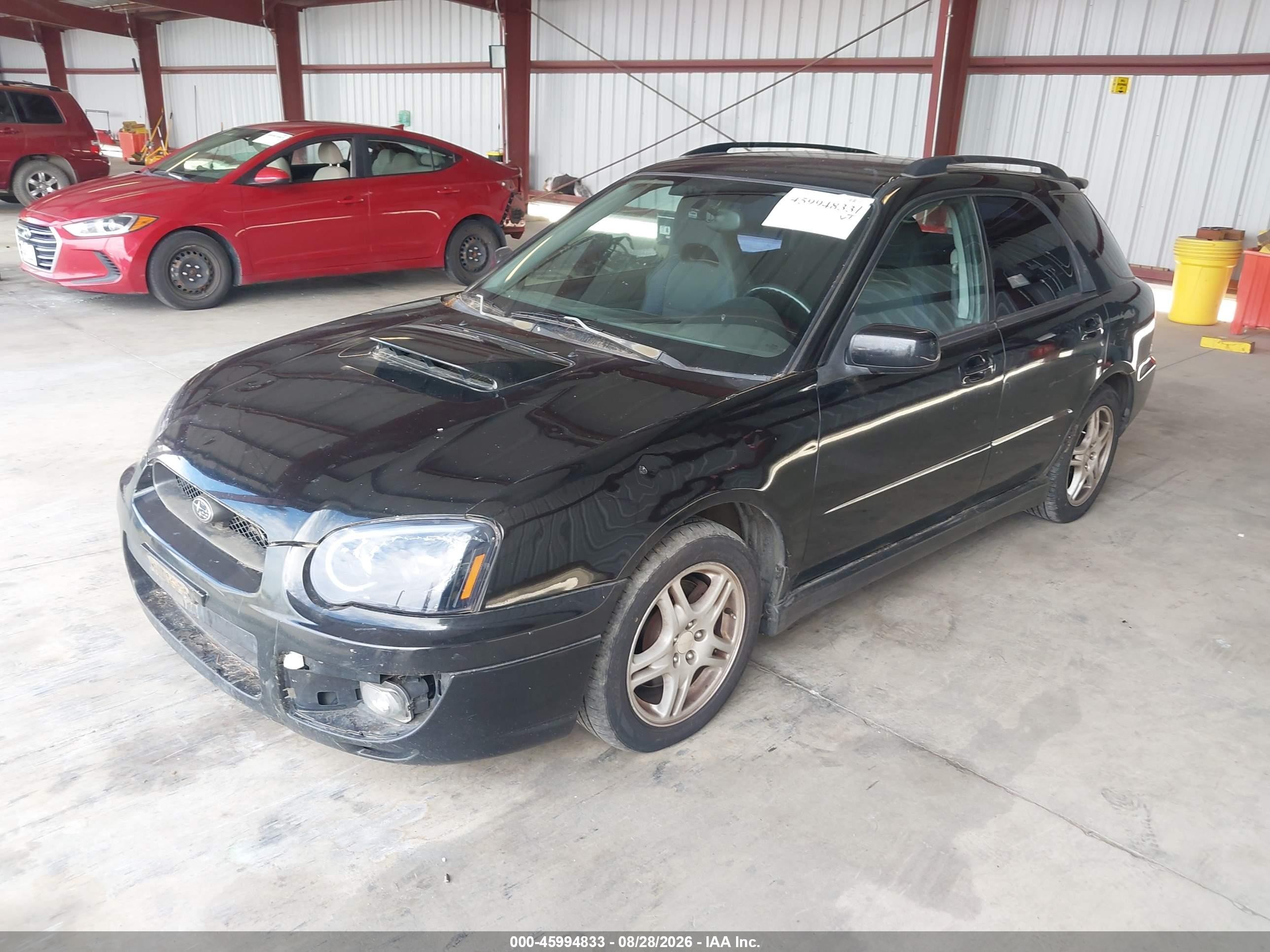2004 Subaru Impreza Wrx Black vin: JF1GG296X4H820774